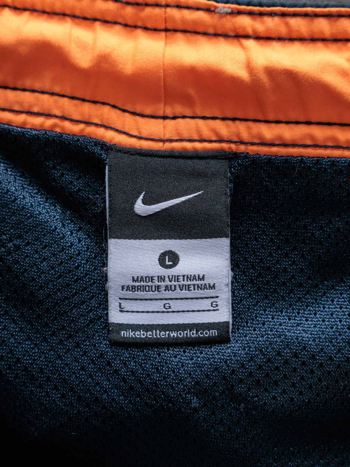 Vintage Navy Nike Swim Shorts (L)