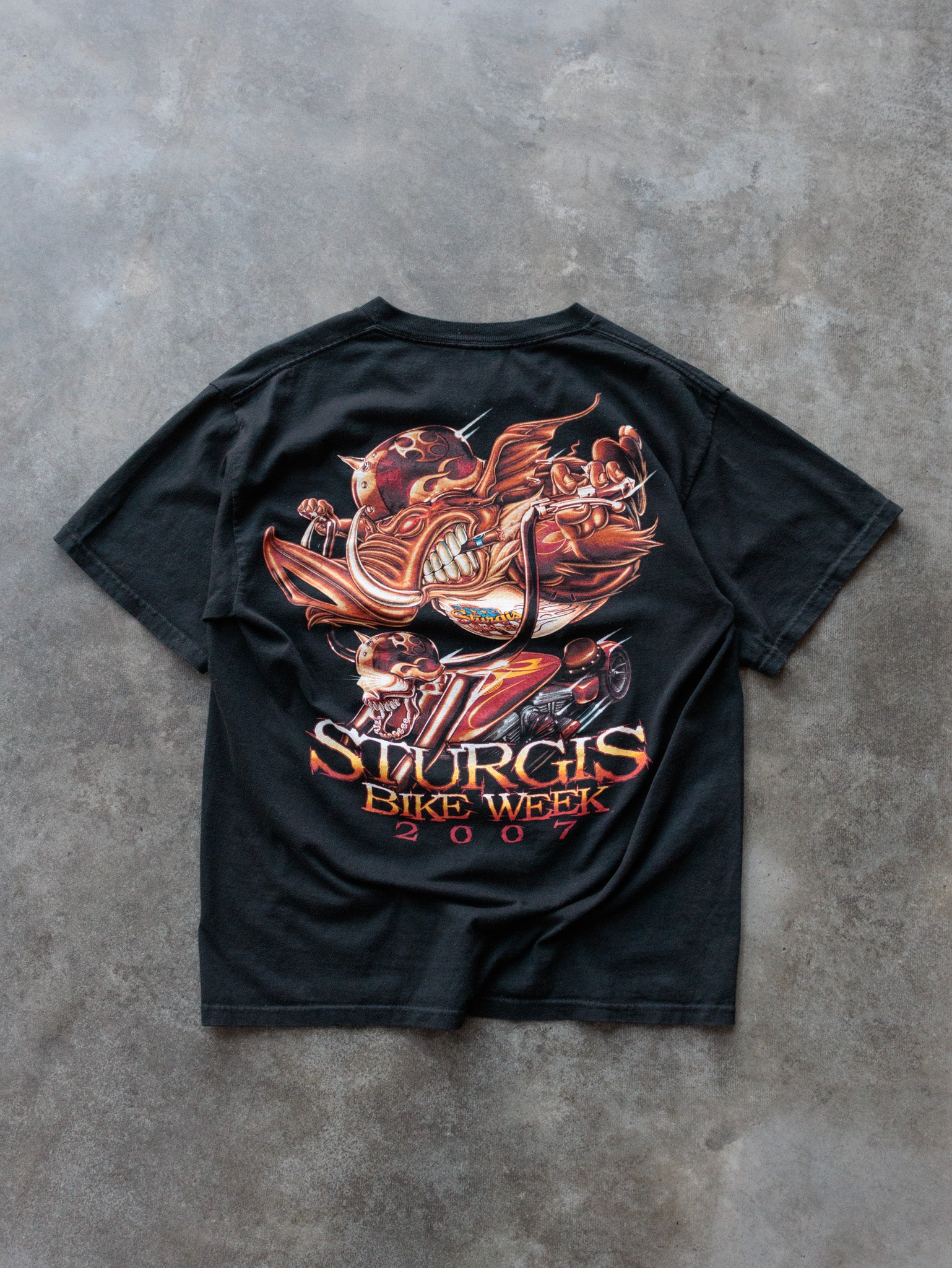 Vintage 2007 Sturgis Bike Week Tee (L)