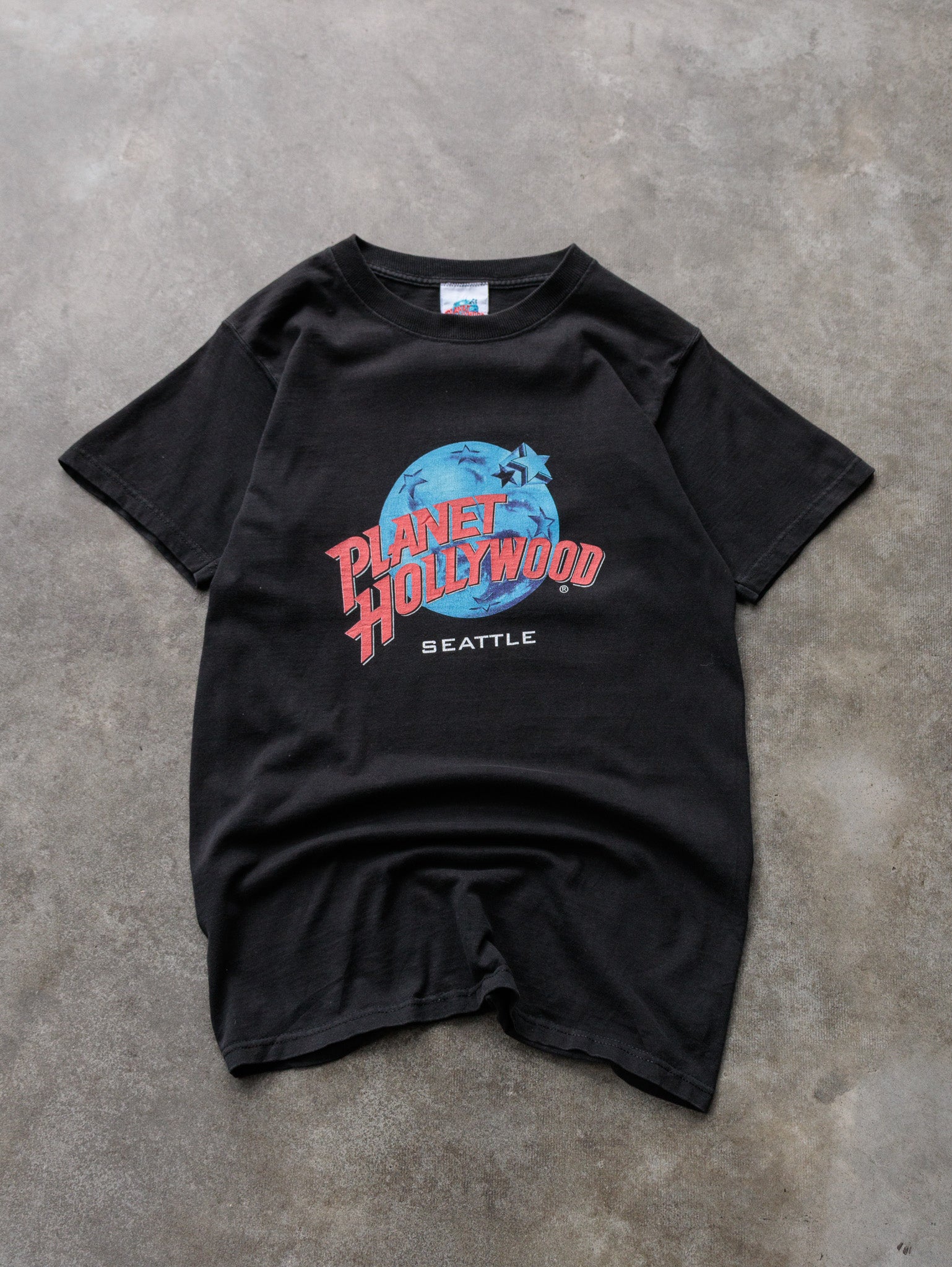 Vintage 00s Black Planet Hollywood Seattle Tee (S)