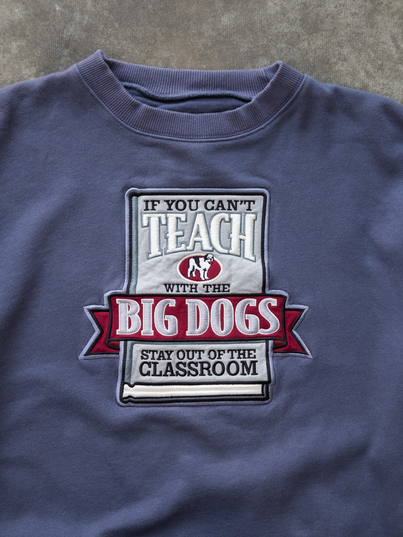 Vintage Teach With the Big Dogs Sweatshirt (XL)