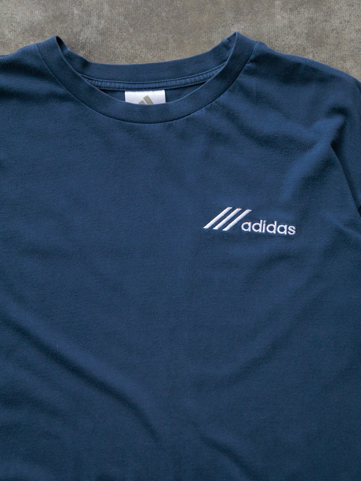 Vintage 00s Navy Adidas Tee (XL)