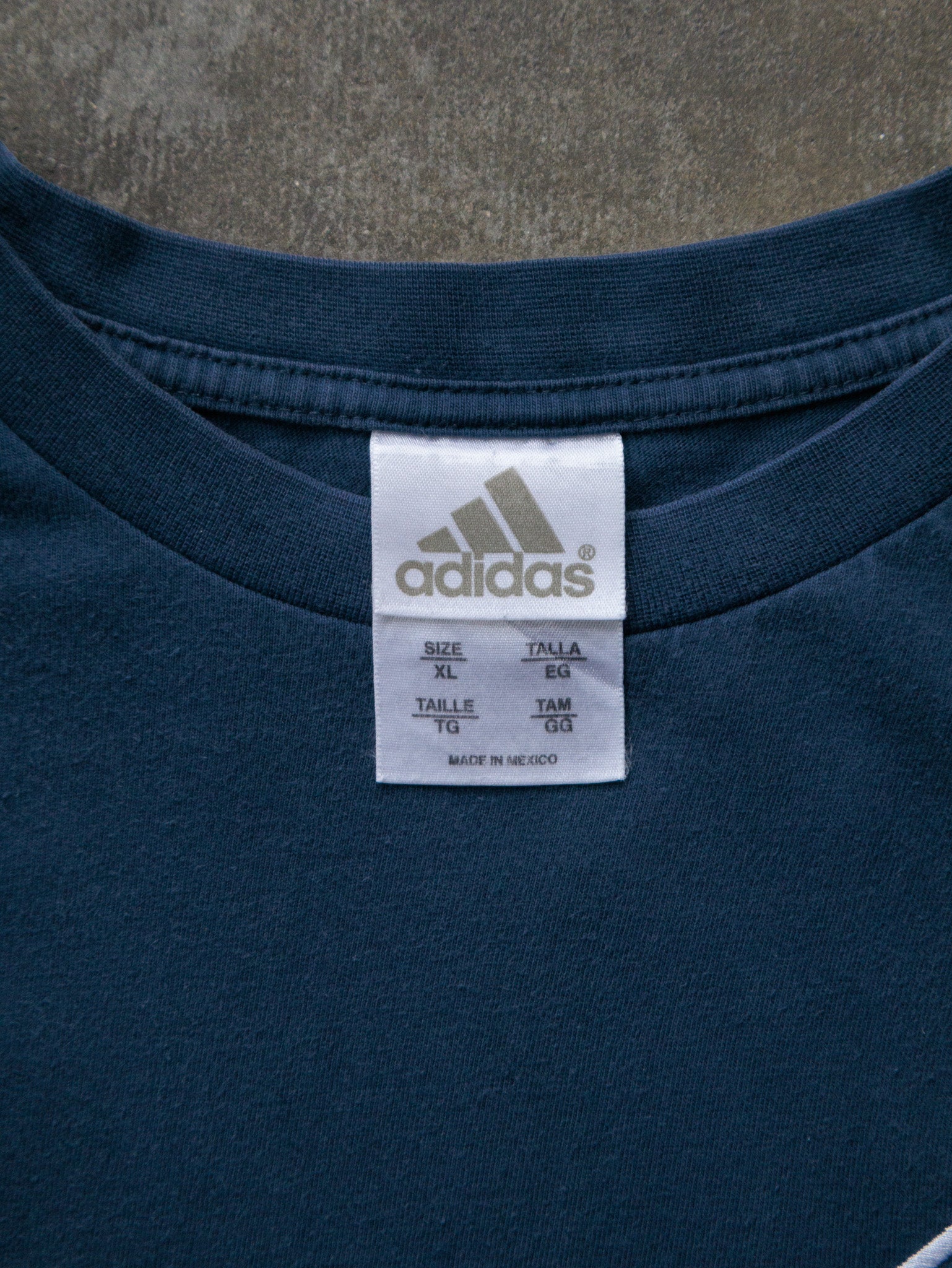 Vintage 00s Navy Adidas Tee (XL)