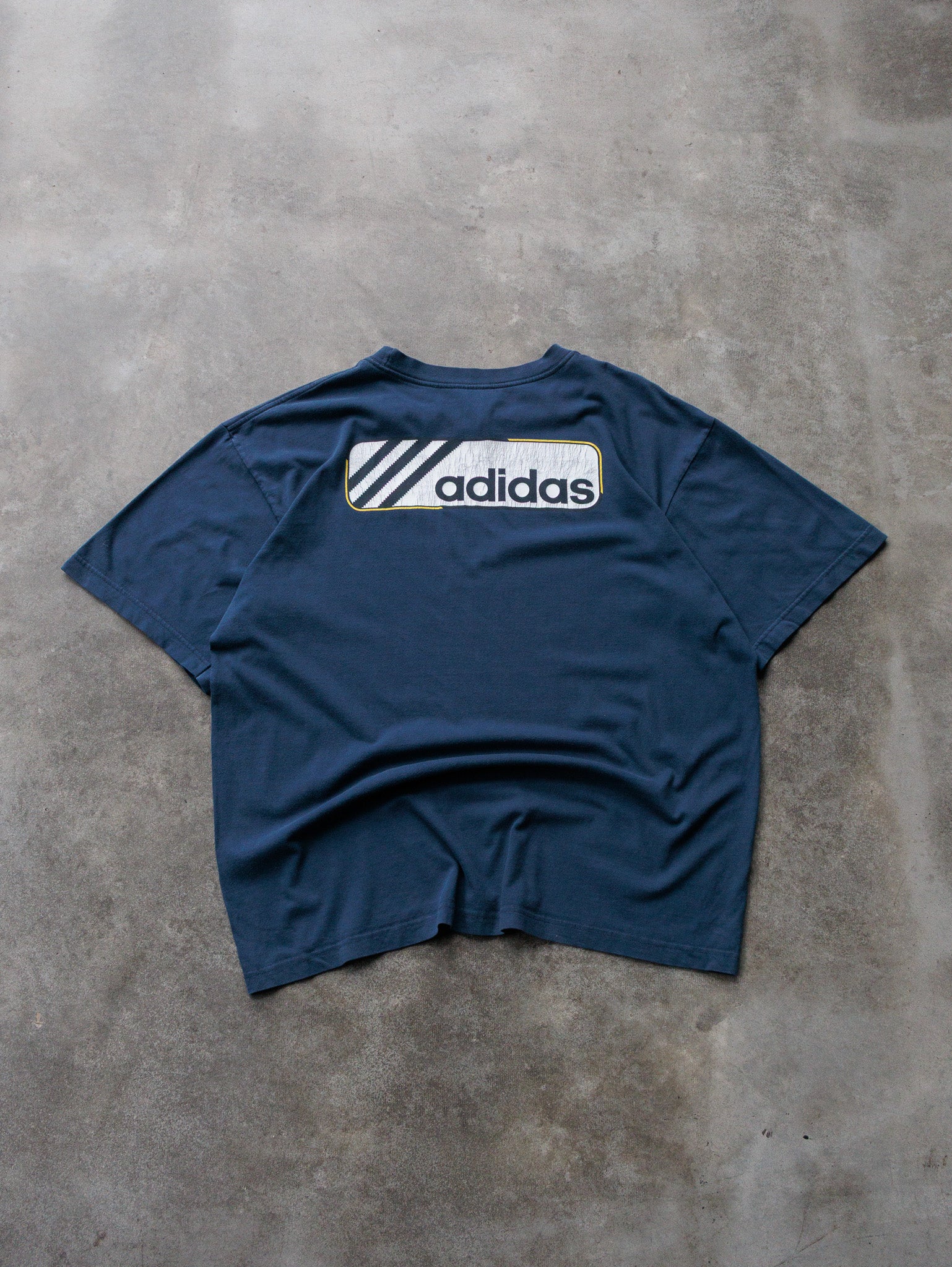 Vintage 00s Navy Adidas Tee (XL)