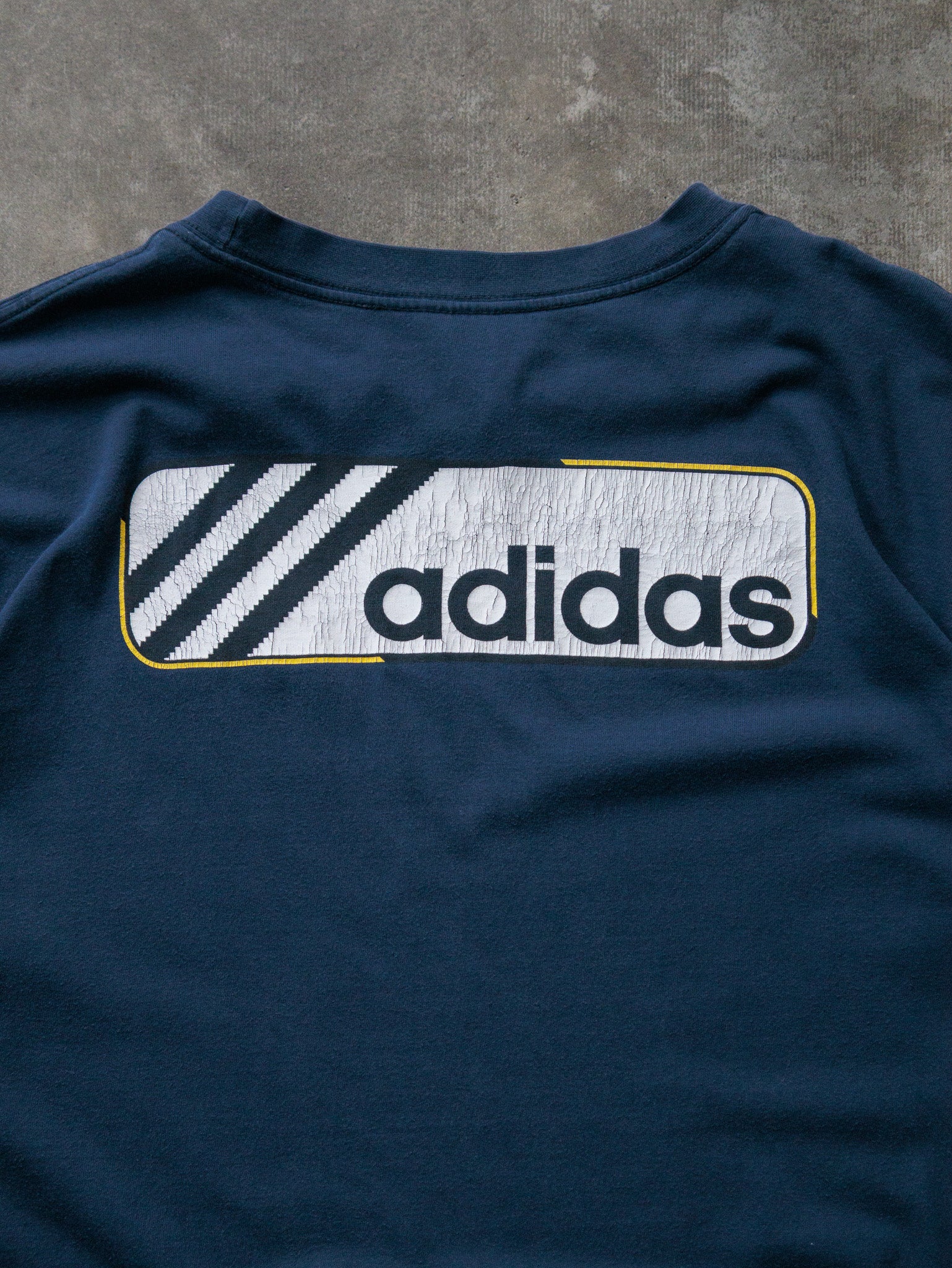 Vintage 00s Navy Adidas Tee (XL)