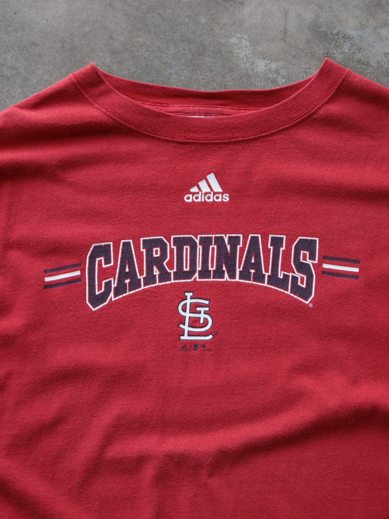 Vintage 2005 Red Adidas St. Louis Cardinals Tee (L)