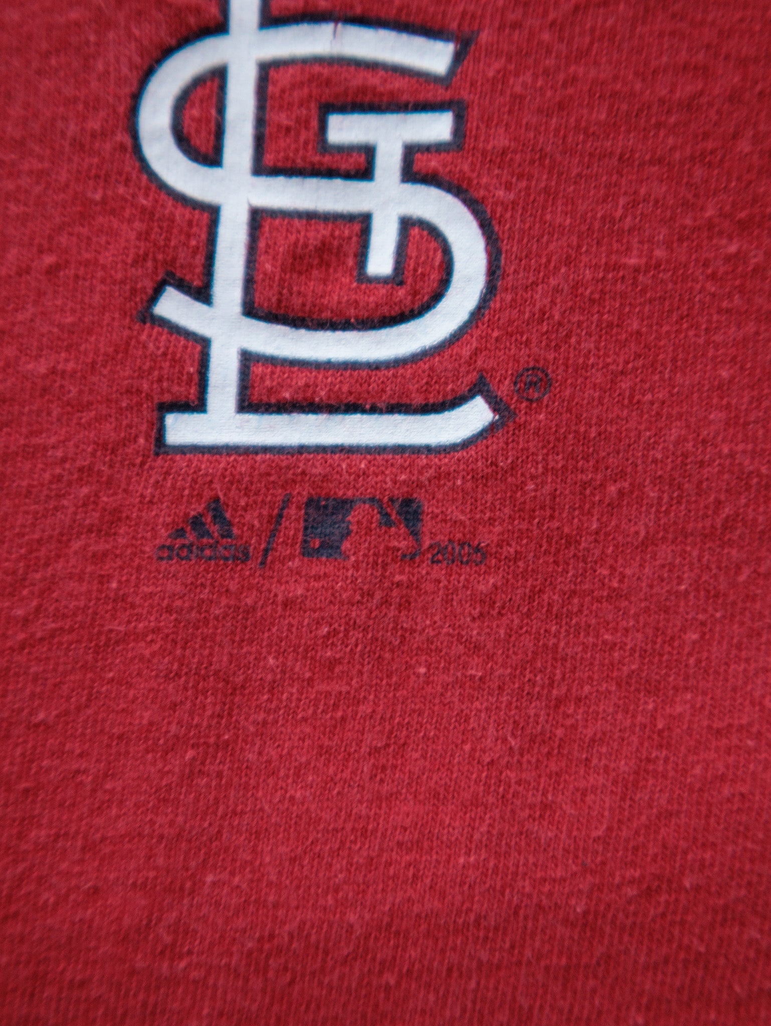 Vintage 2005 Red Adidas St. Louis Cardinals Tee (L)