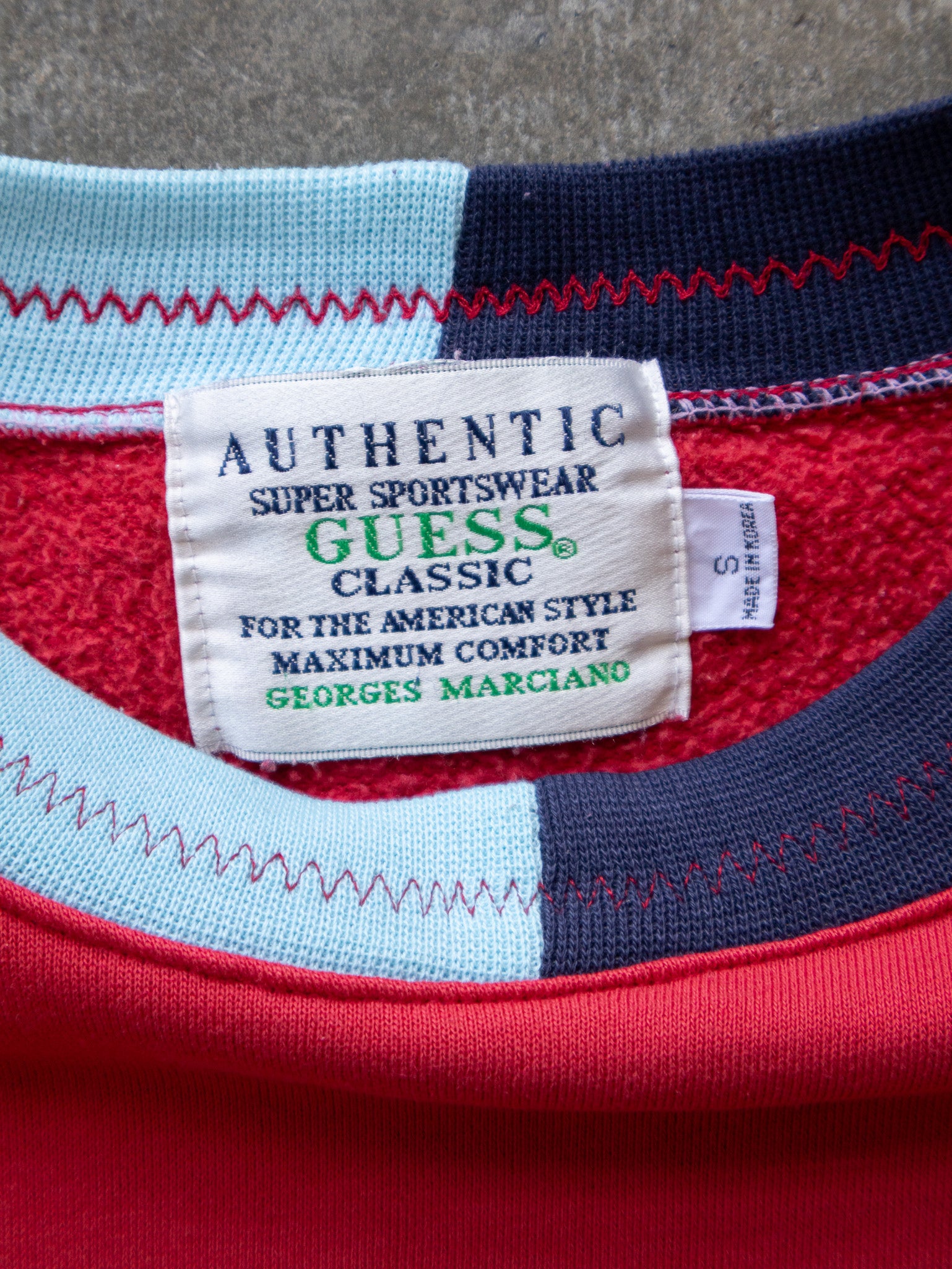 Vintage 90s Guess U.S.A. Cricket Allstar Champions Sweatshirt (S)