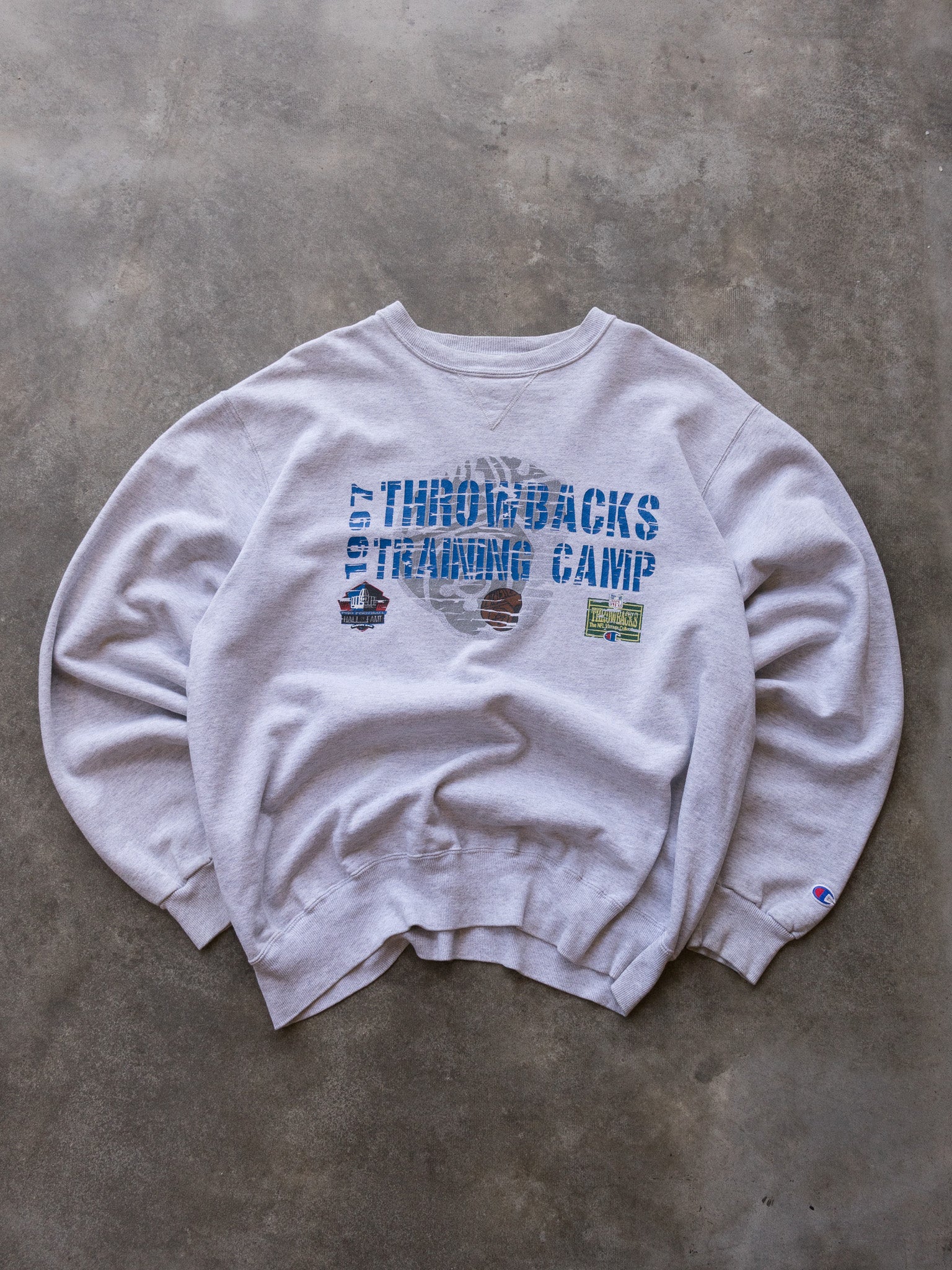 Vintage 1997 Champion NFL Throwbacks Training Camp Sweatshirt (XL)