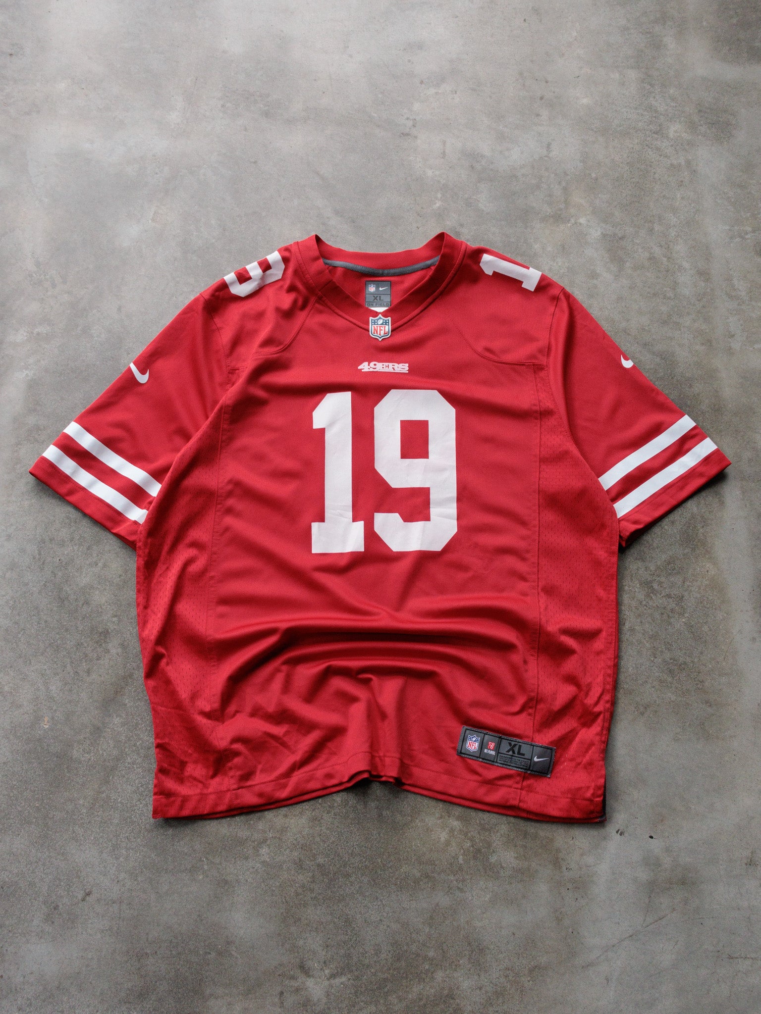 Red Nike 49ers Samuel Jersey (XL)