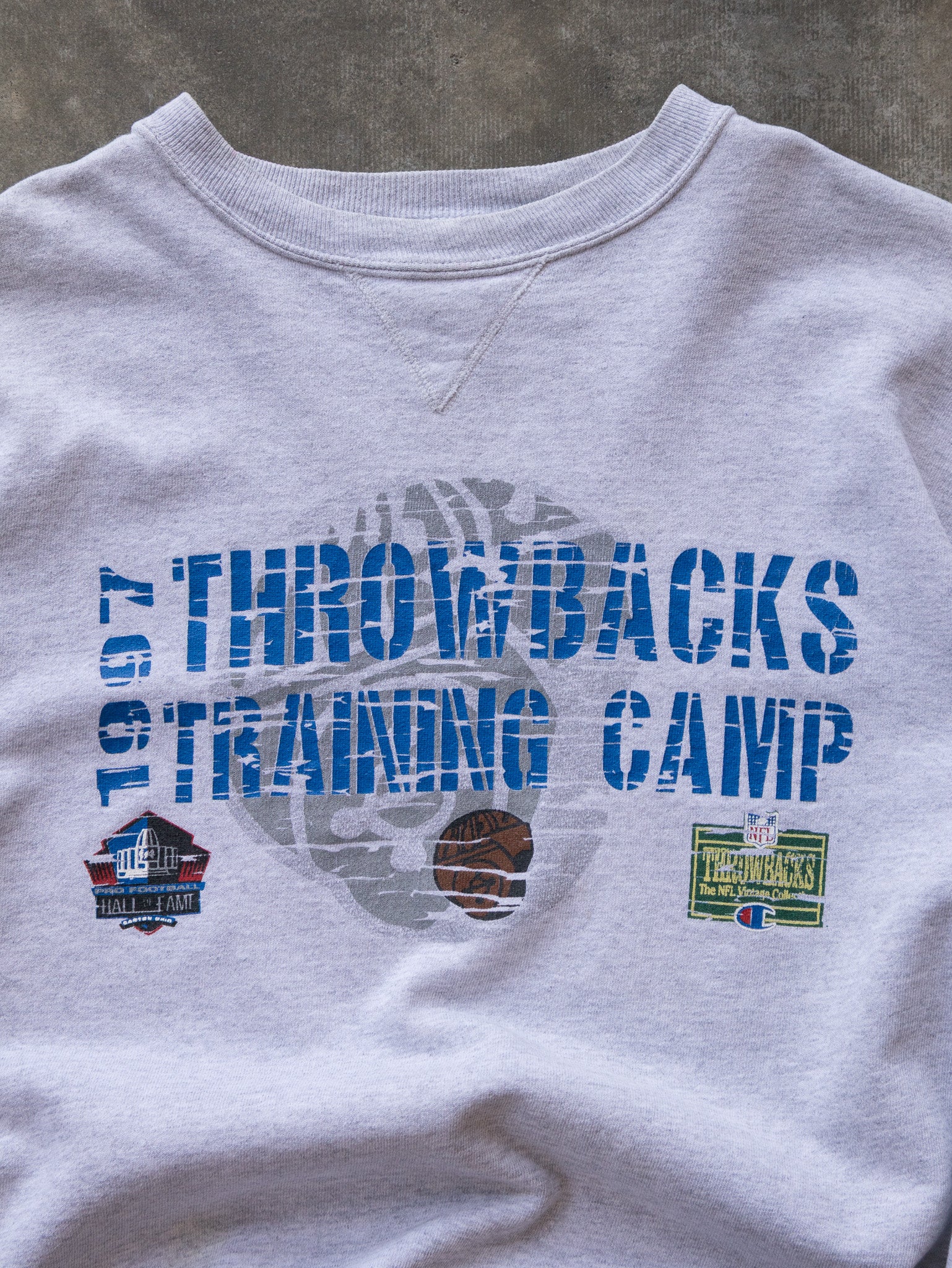 Vintage 1997 Champion NFL Throwbacks Training Camp Sweatshirt (XL)