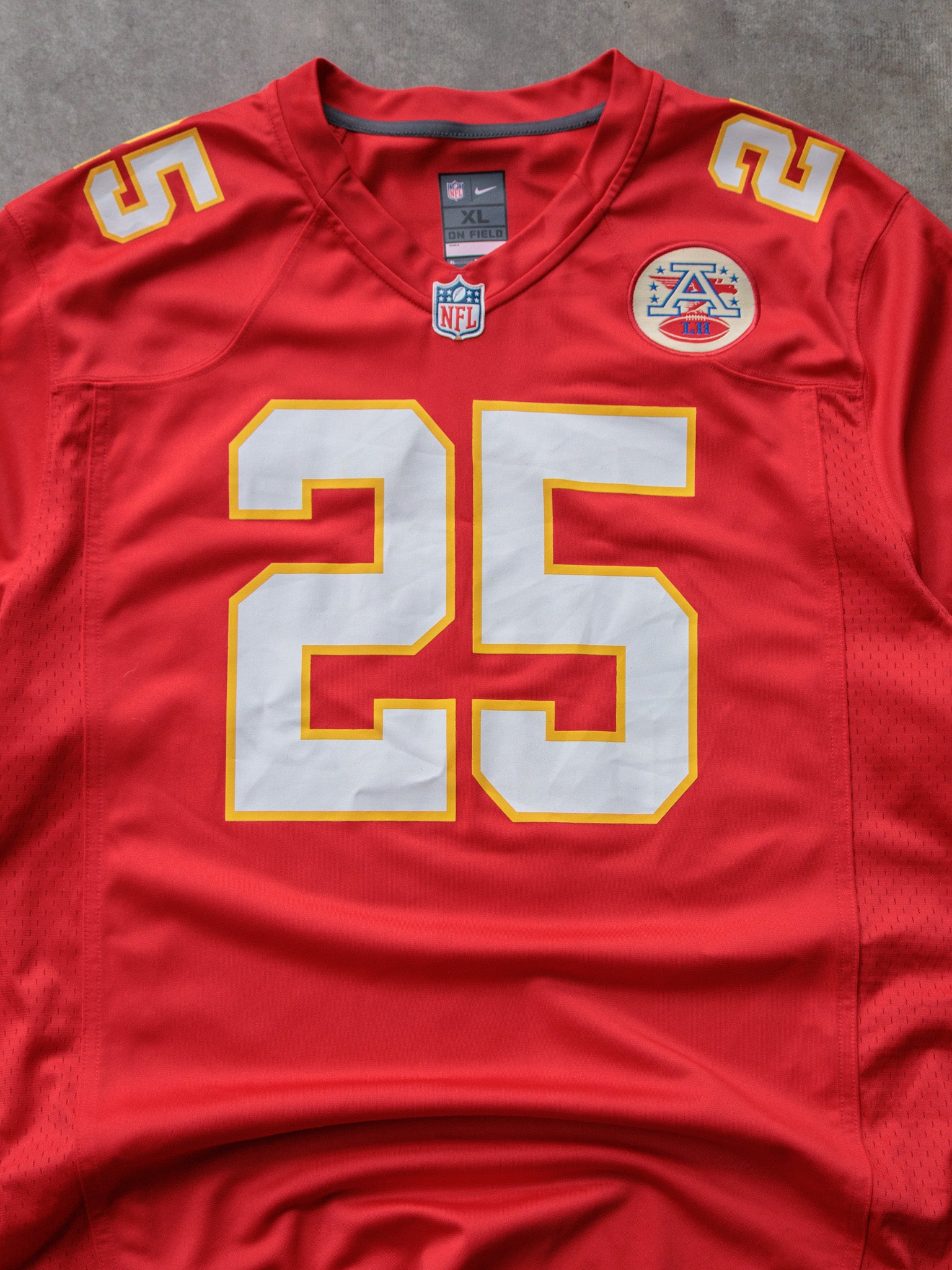 Vintage Red Nike Kansas City Chiefs Charles Jersey (XL)