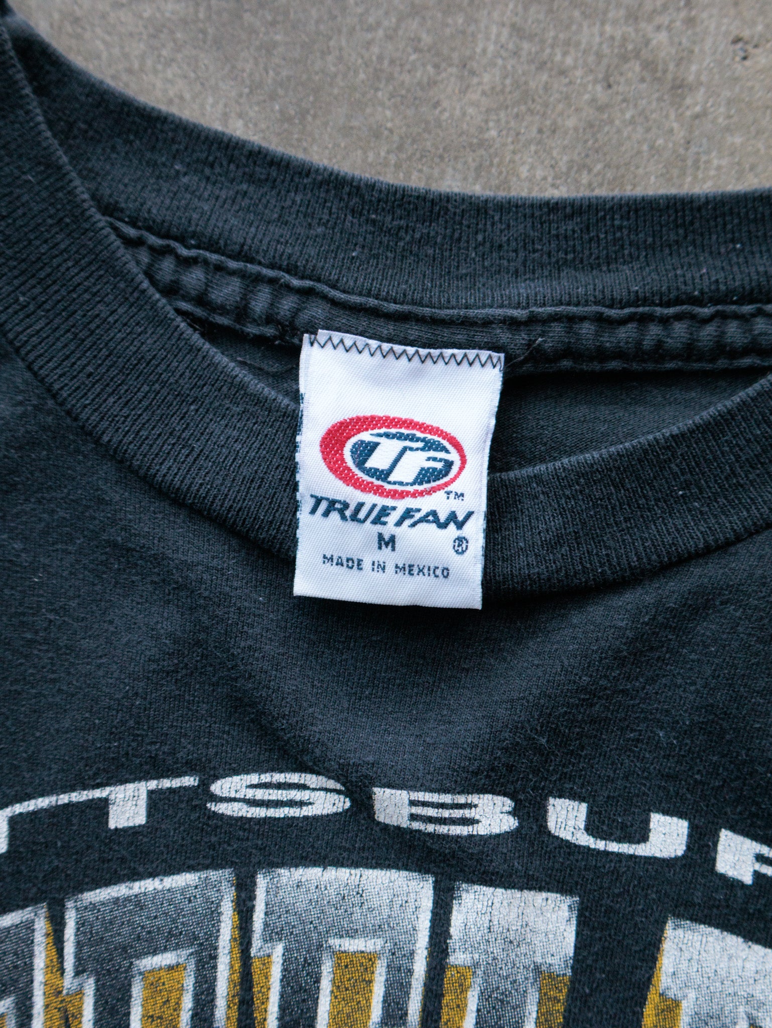 Vintage Black Pittsburgh Steelers Tee (M)