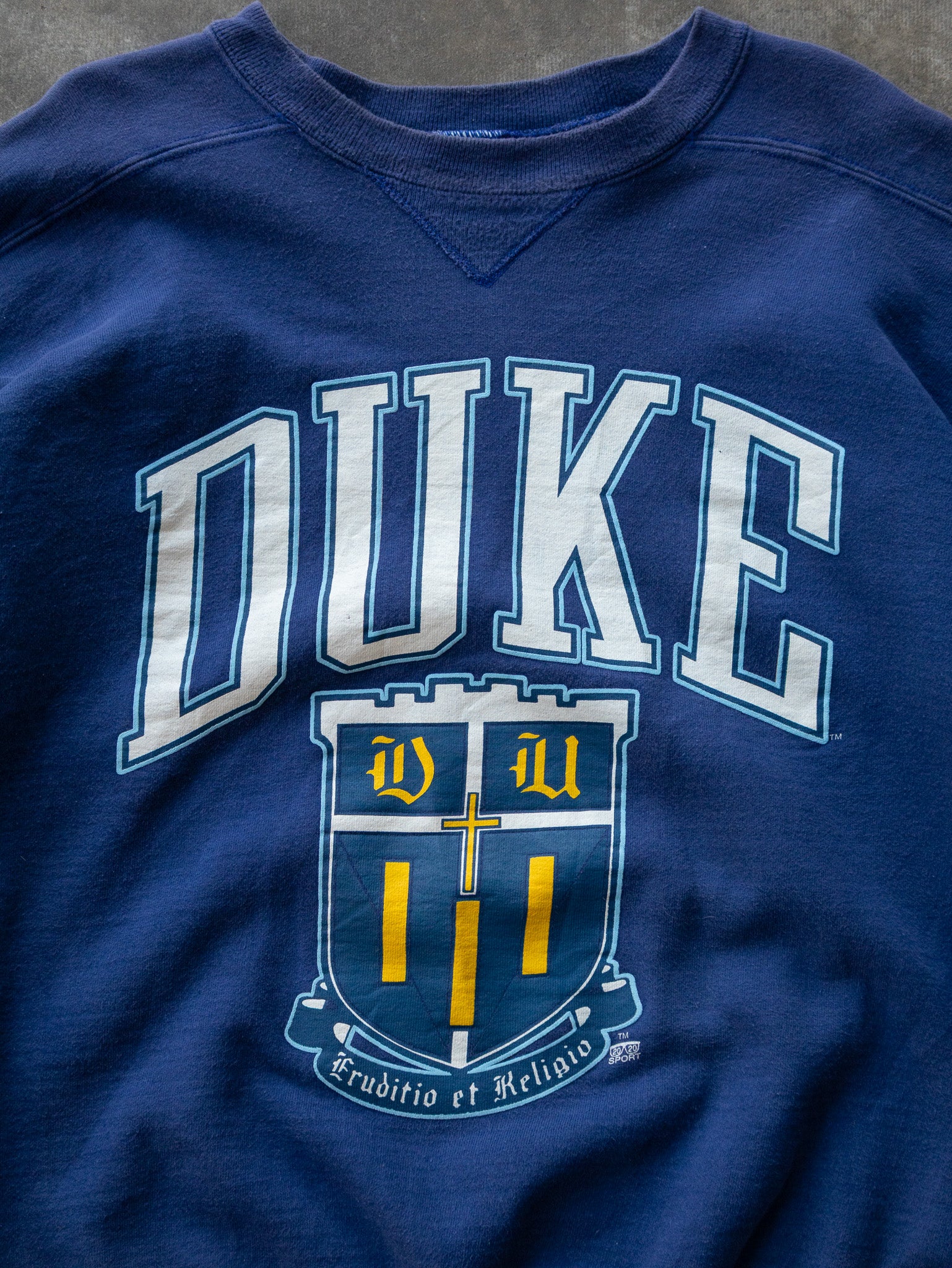Vintage 90s Navy Duke Blue Devils Sweatshirt (XL)