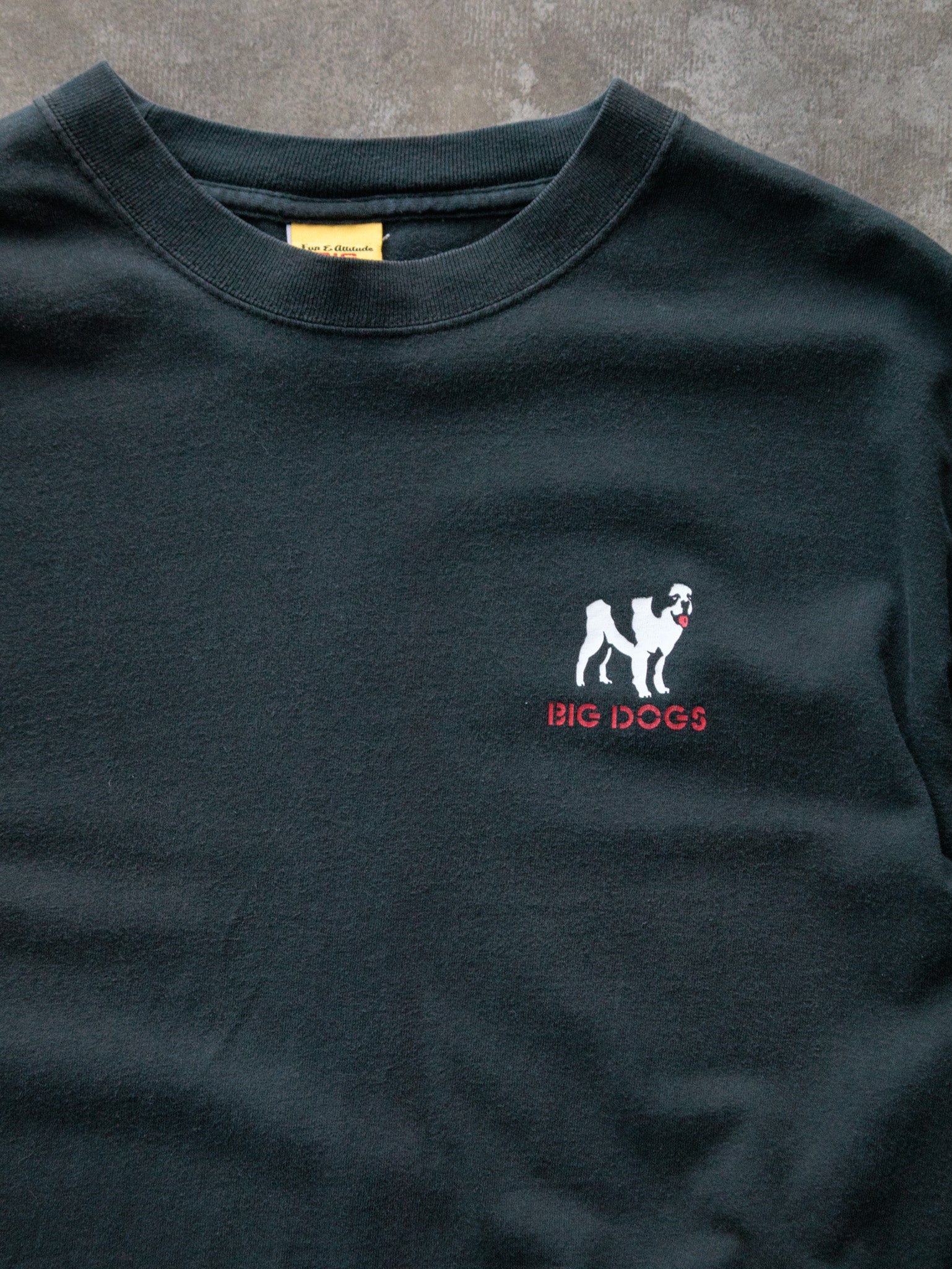 Vintage Black Big Dogs Tee (L)