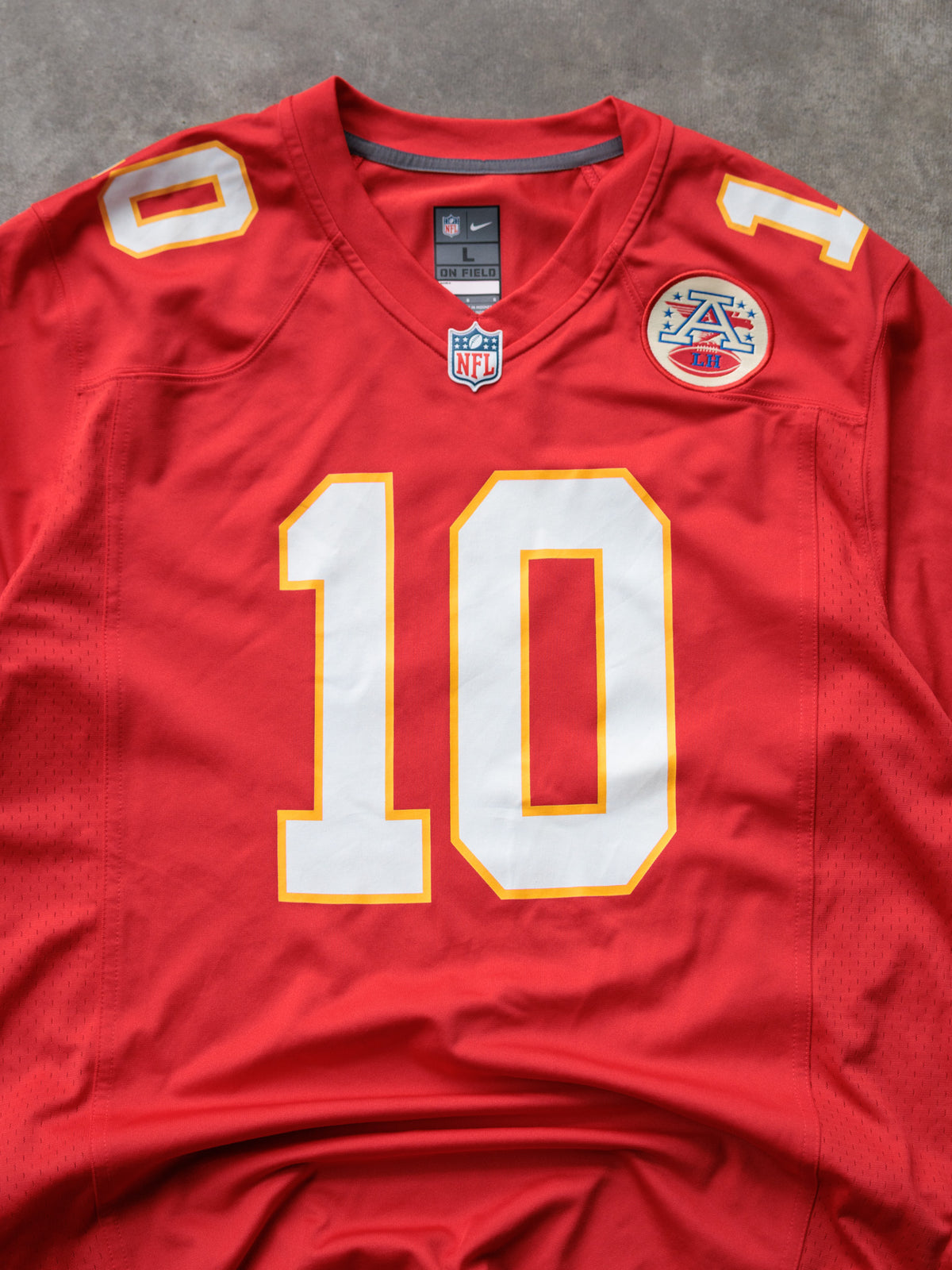 Red Nike Kansas City Chiefs Pacheco Jersey (L)