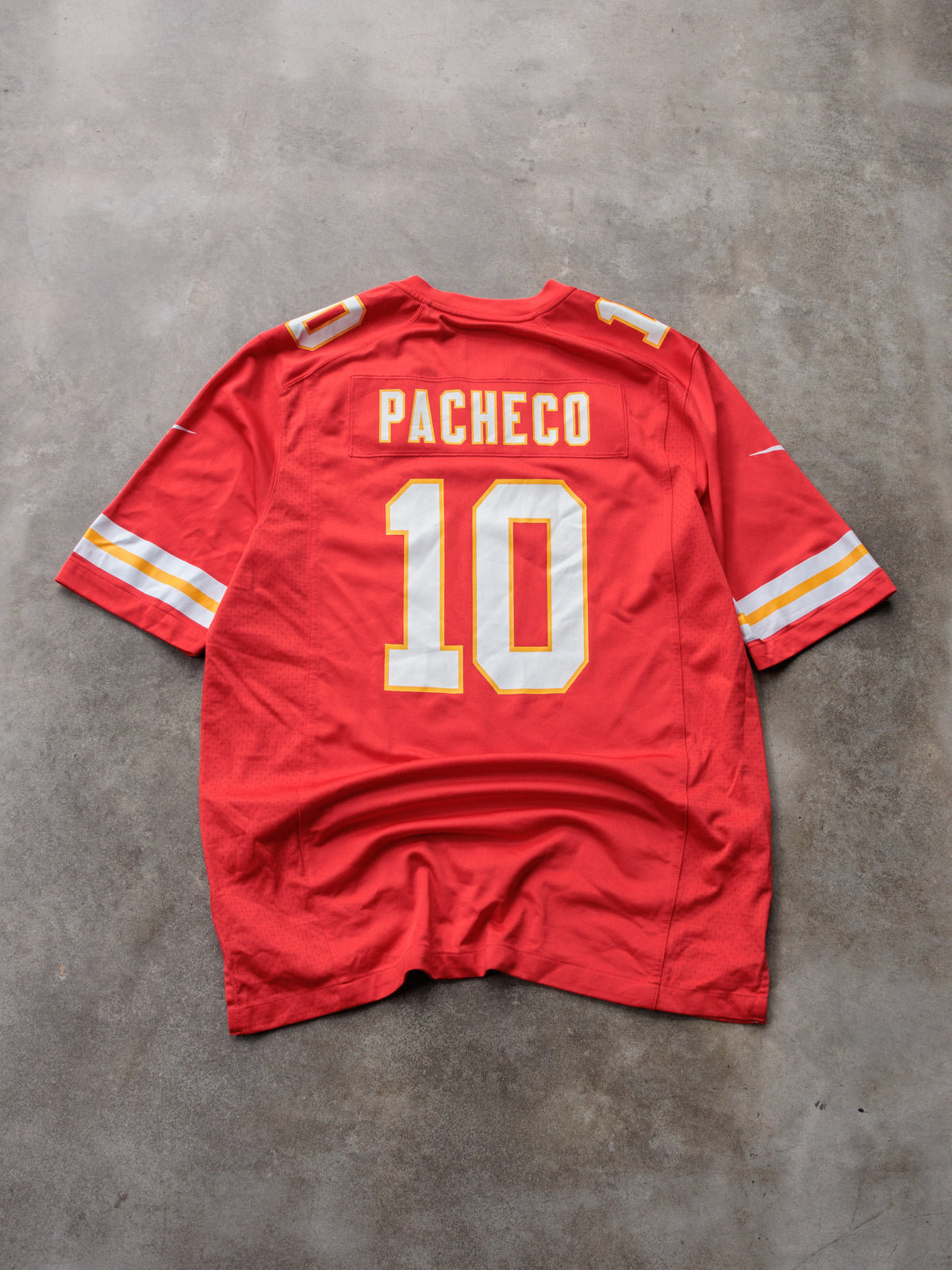 Red Nike Kansas City Chiefs Pacheco Jersey (L)