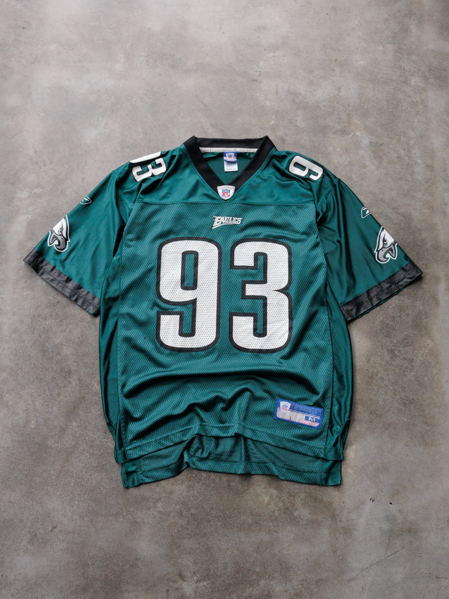 Vintage 00s Green Reebok Philadelphia Eagles Kirkland Jersey (M)