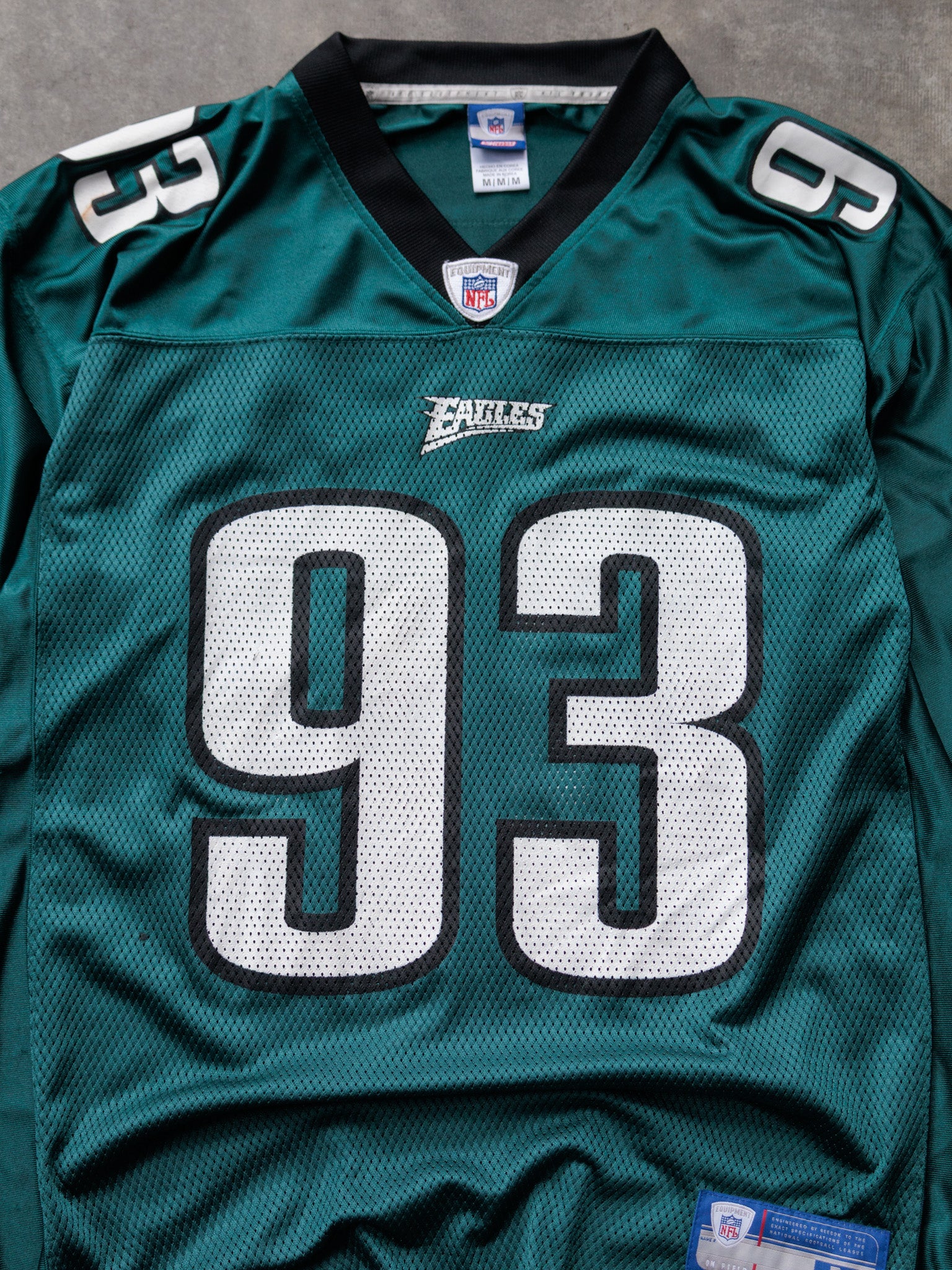 Vintage 00s Green Reebok Philadelphia Eagles Kirkland Jersey (M)
