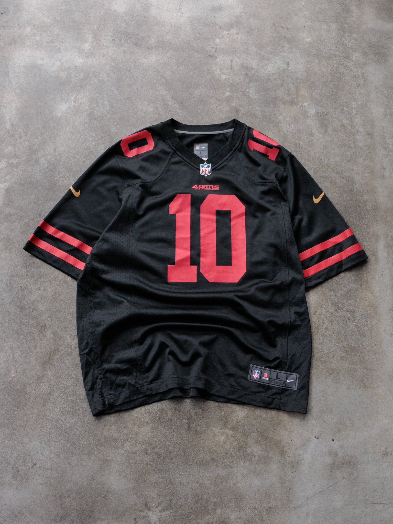 Black Nike San Francisco 49ers Garoppolo Jersey (L)