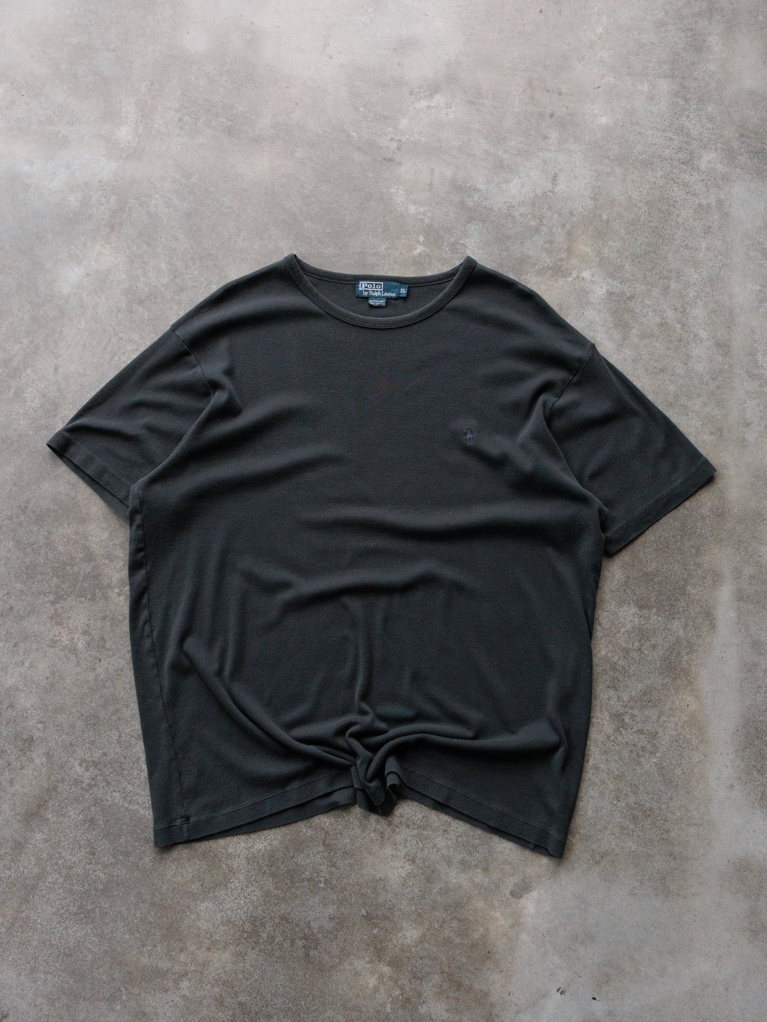Vintage 00s Black Polo Ralph Lauren Tee (XL)