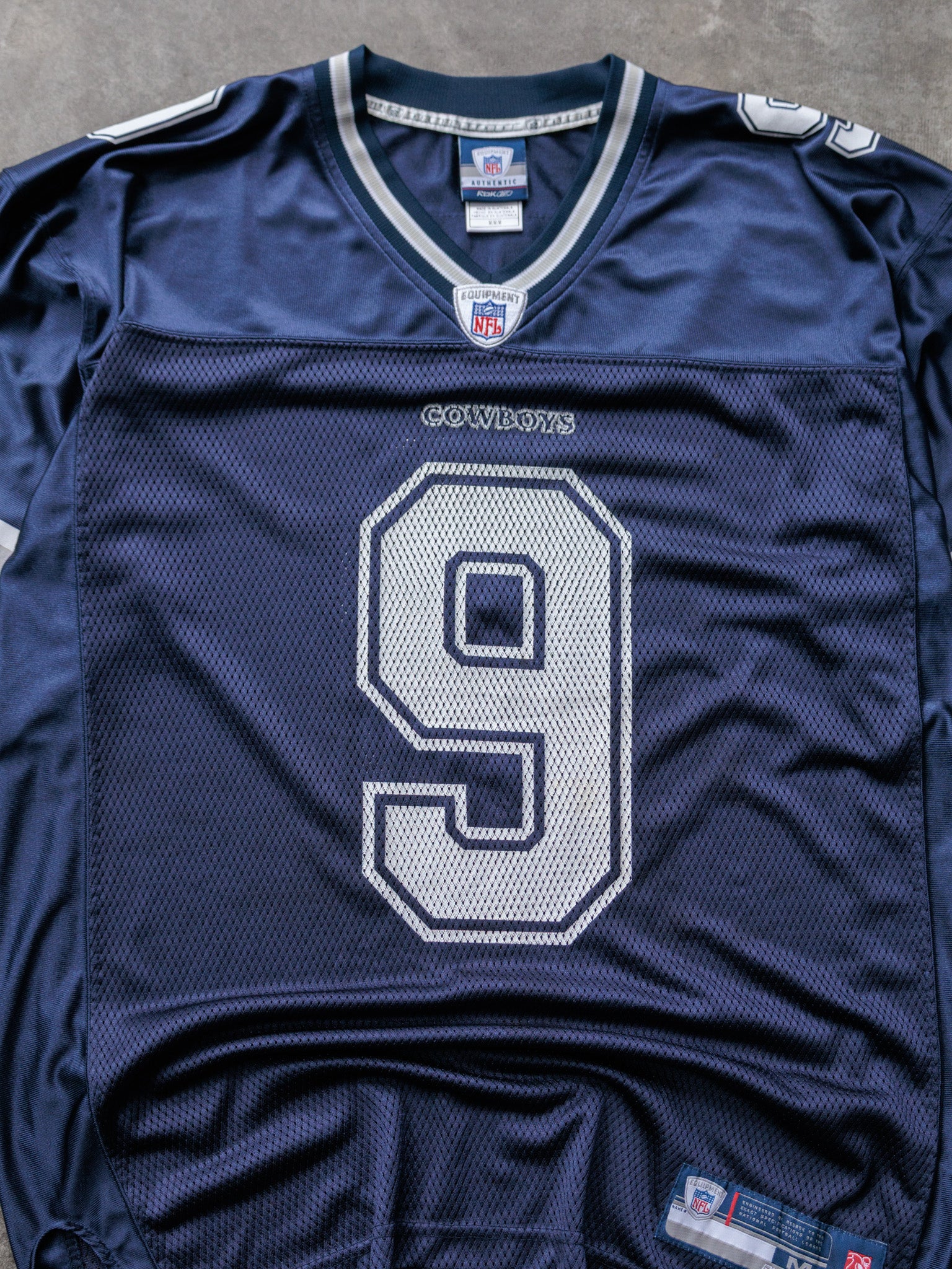 Vintage 00s Navy Reebok Dallas Cowboys Romo Jersey (M)