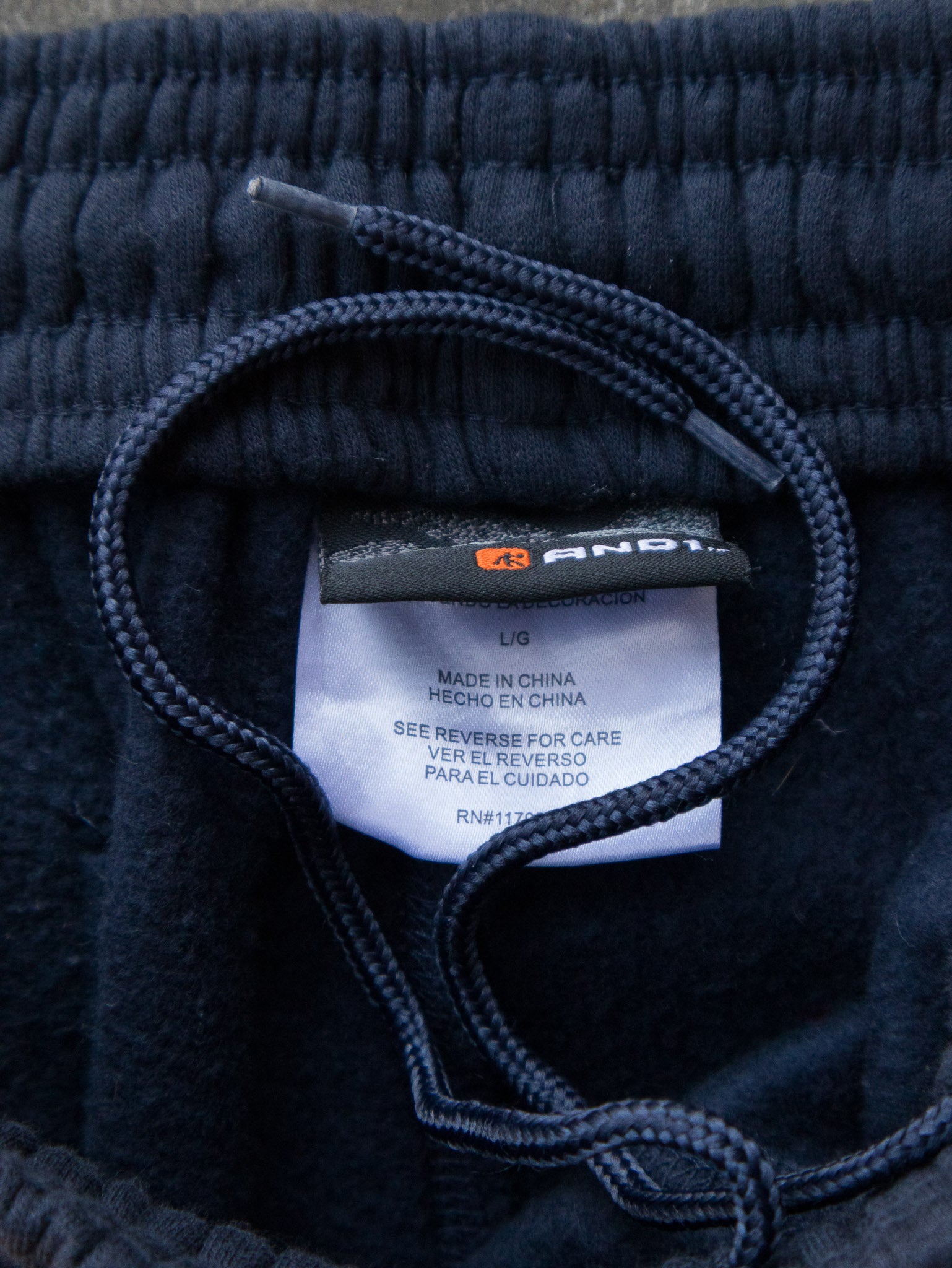 Vintage 00s Navy AND1 Cargo Sweatpants (L)