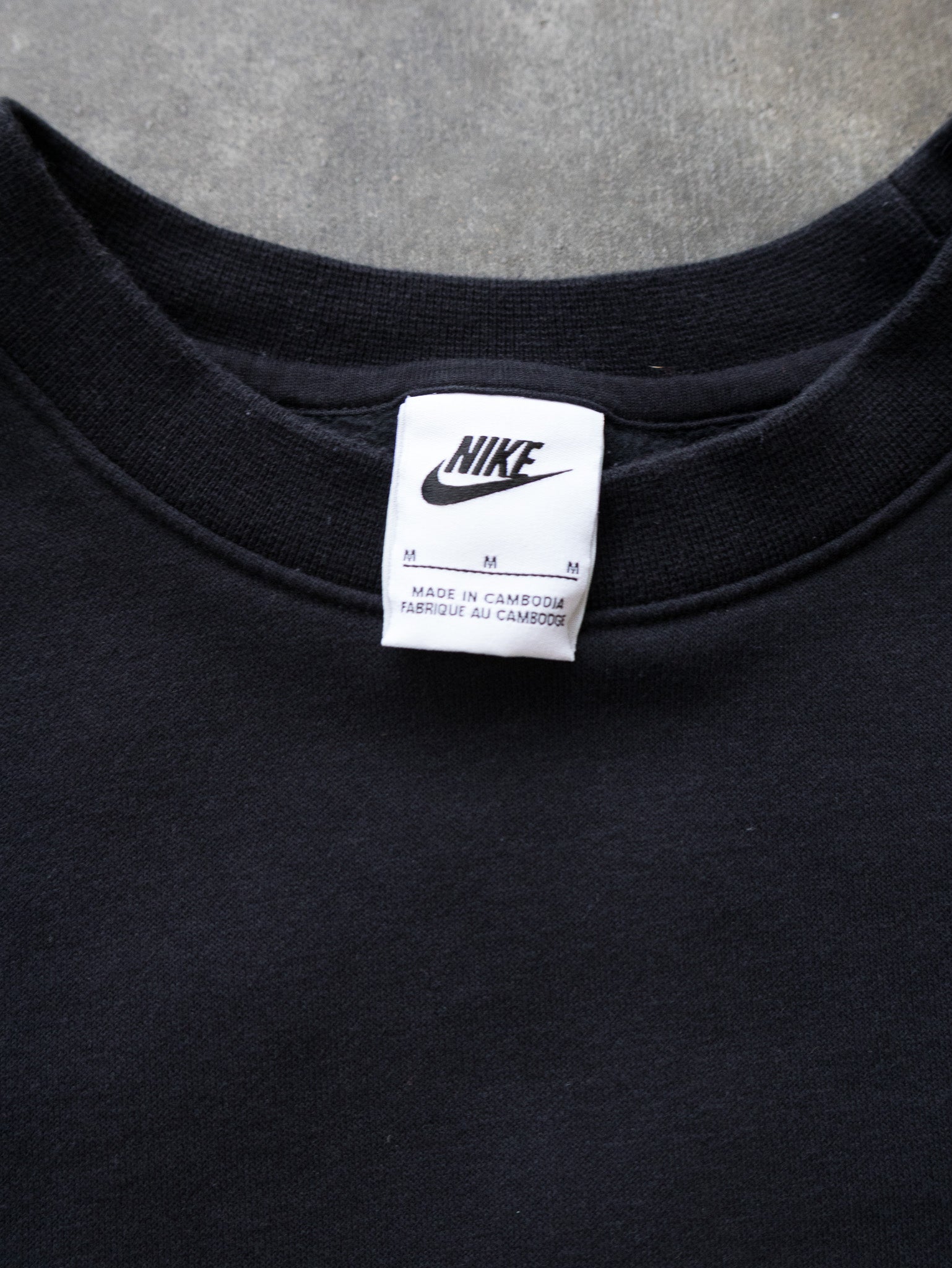 Vintage Black Nike Sweatshirt (M)