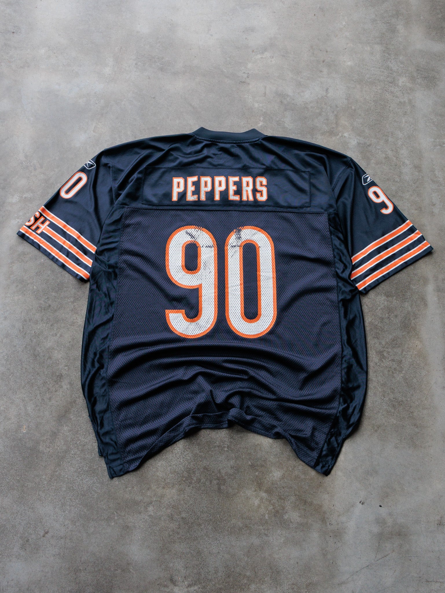 Vintage Navy Reebok Chicago Bears Peppers Jersey (L)