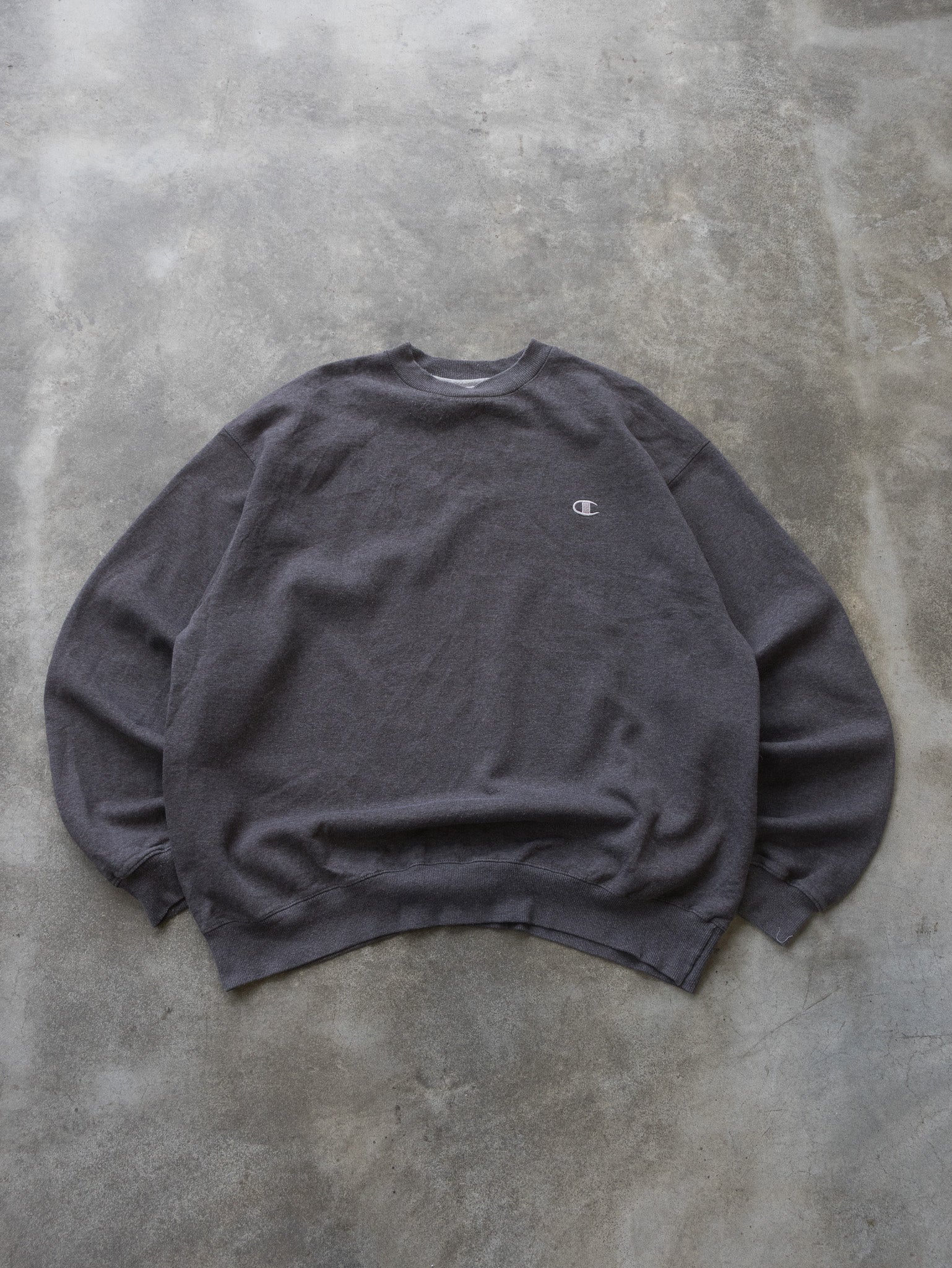 Vintage Grey Champion Sweatshirt (2XL)