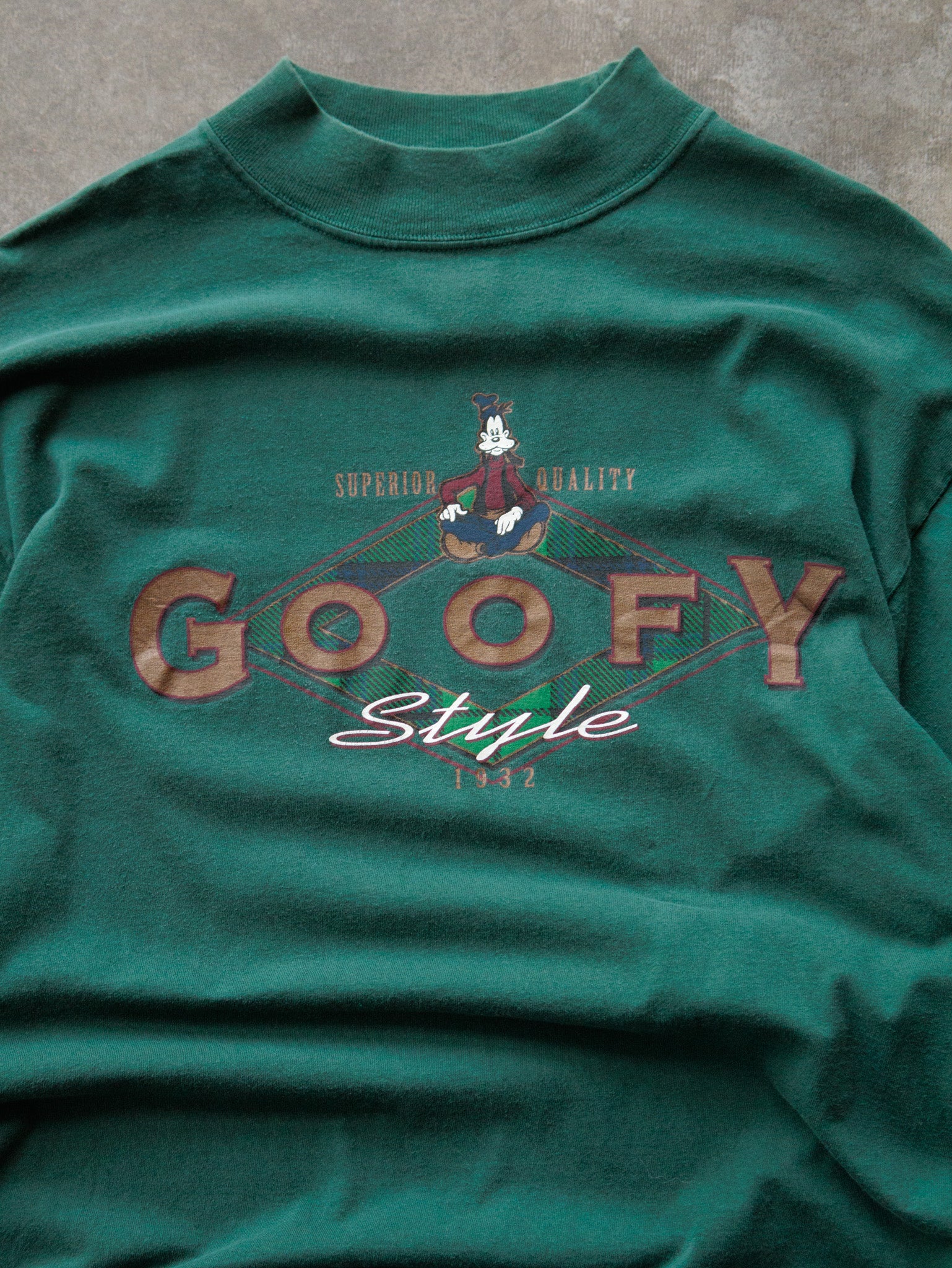 Vintage Green Goofy Long Sleeve (SM/MD)