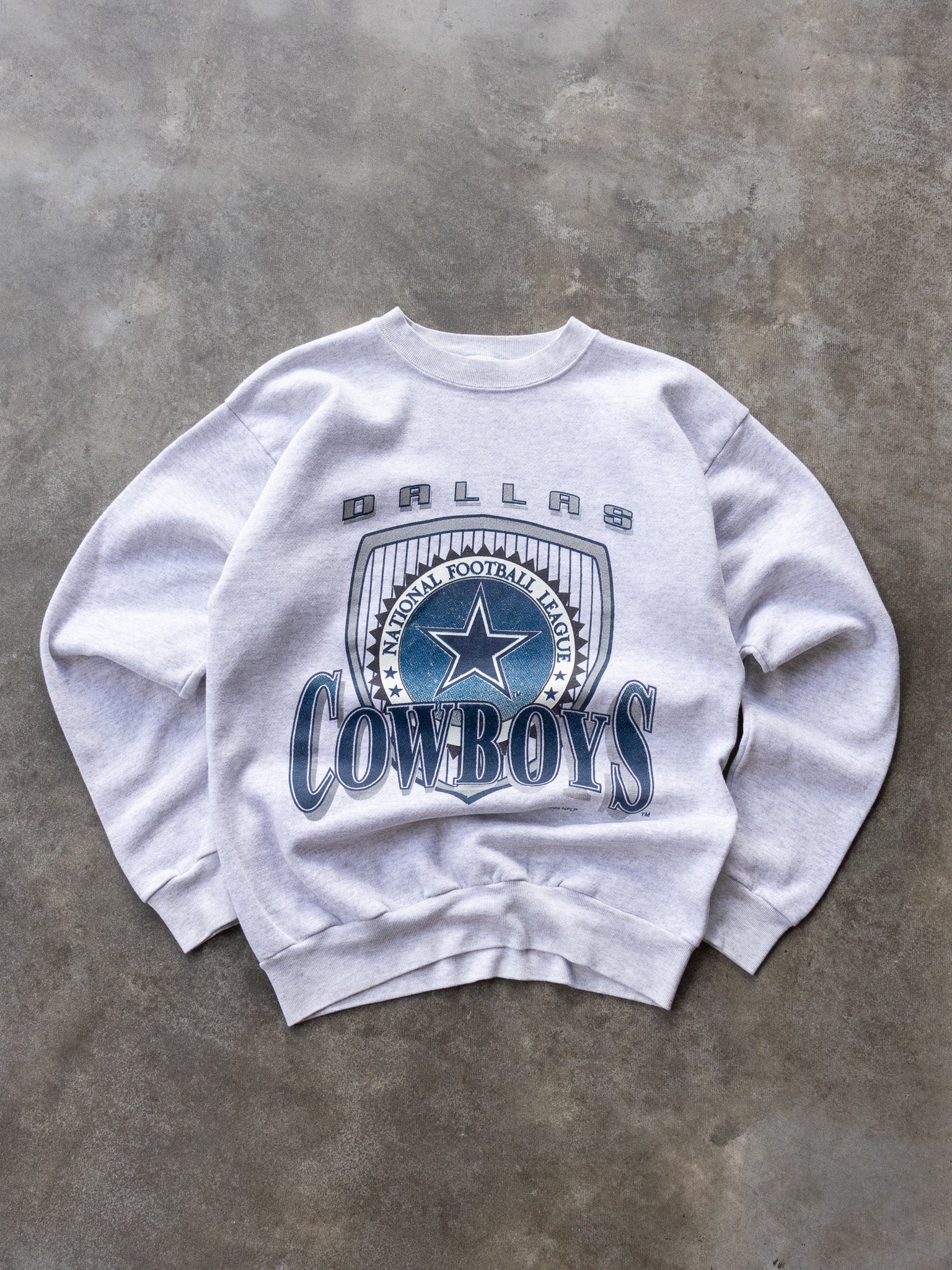 Vintage 1993 Grey Dallas Cowboys Sweatshirt (L)