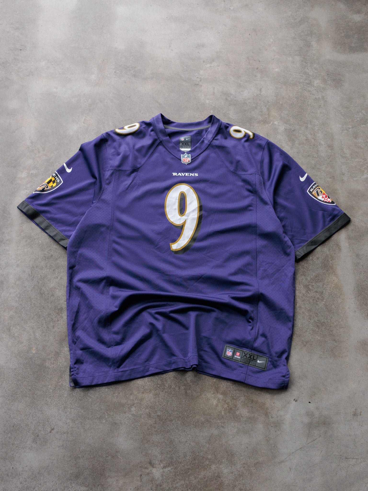 Vintage Purple Baltimore Ravens Nike Tucker Jersey (2XL)