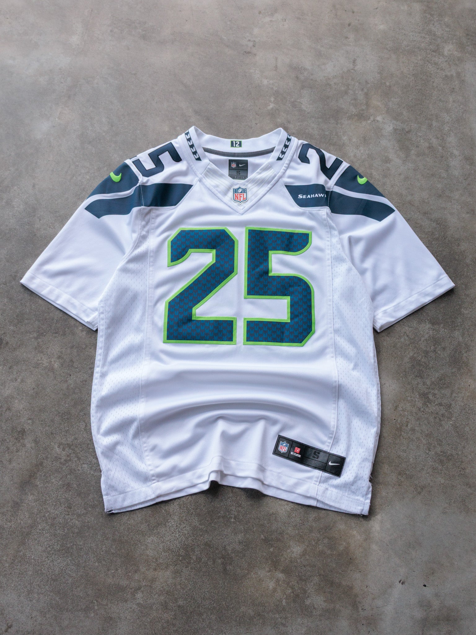 Vintage White Nike Seattle Seahawks Sherman Jersey (S)