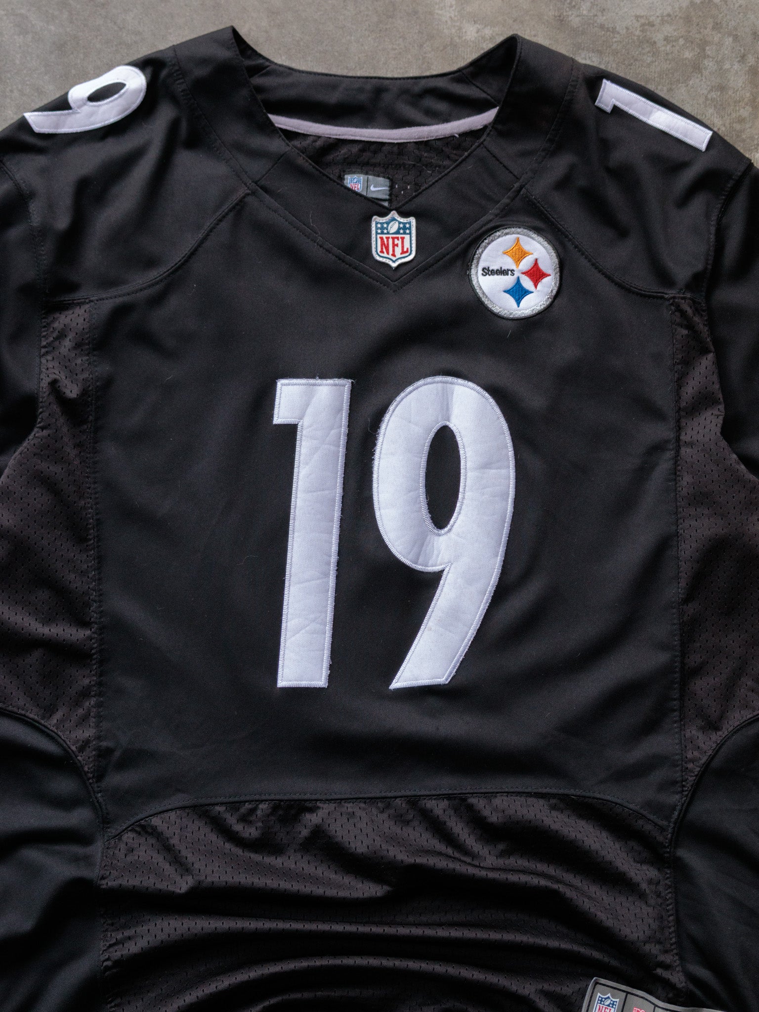 Black Nike Pittsburgh Steelers Smith-Schuster Jersey (XL)