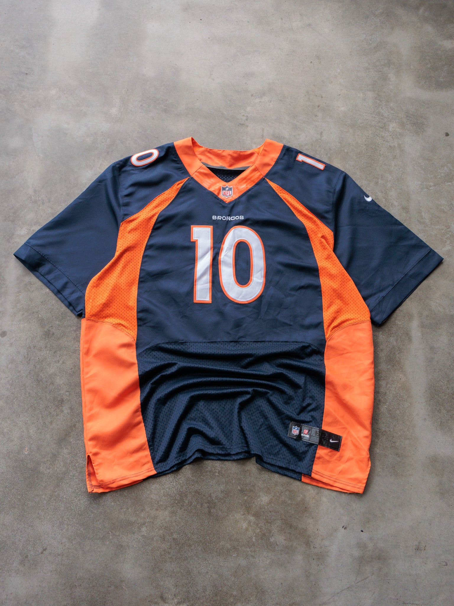 Navy Nike Denver Broncos Sanders Jersey (-)
