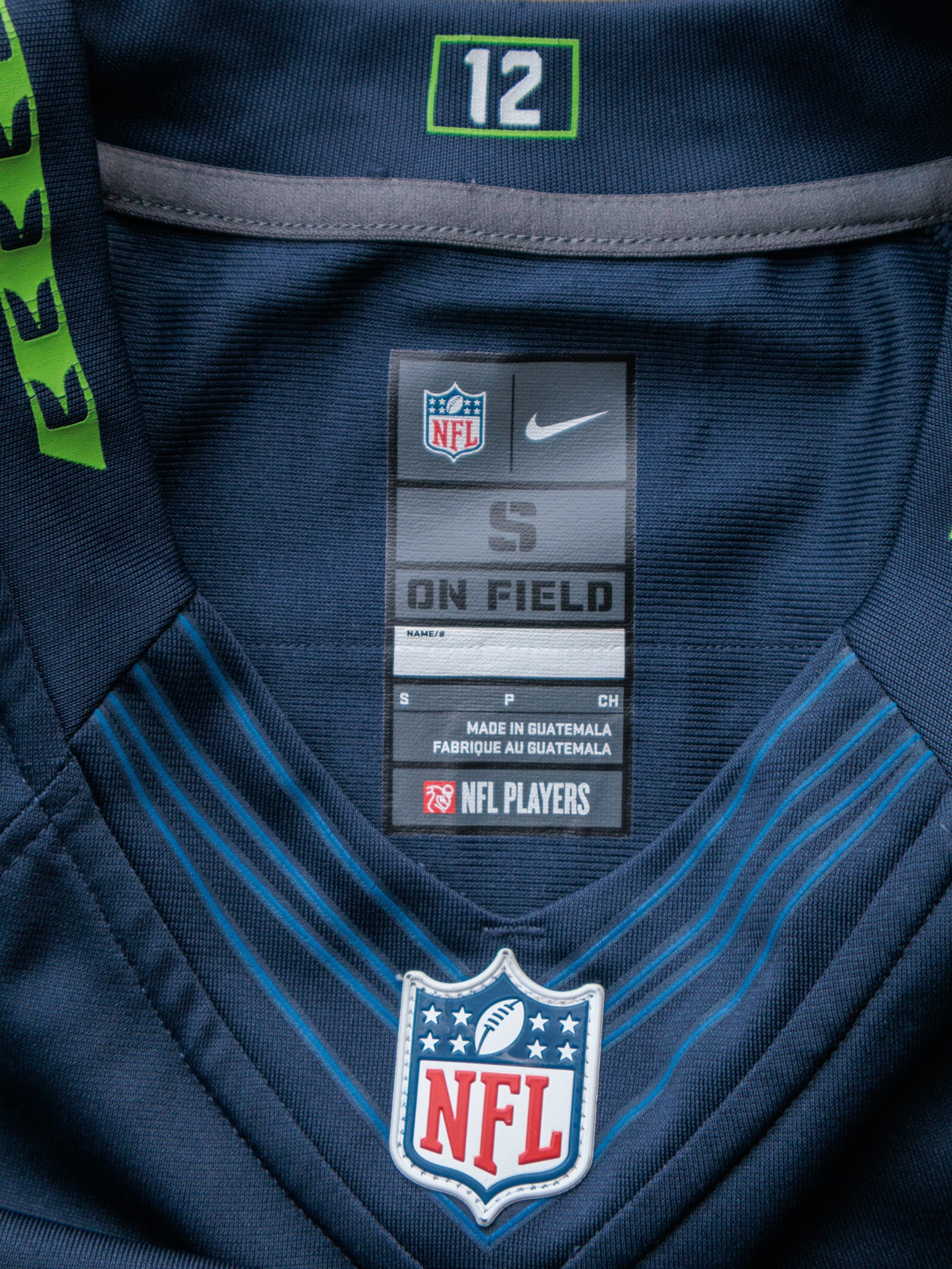 Navy Nike Seattle Seahawks Earl Thomas Jersey (S)