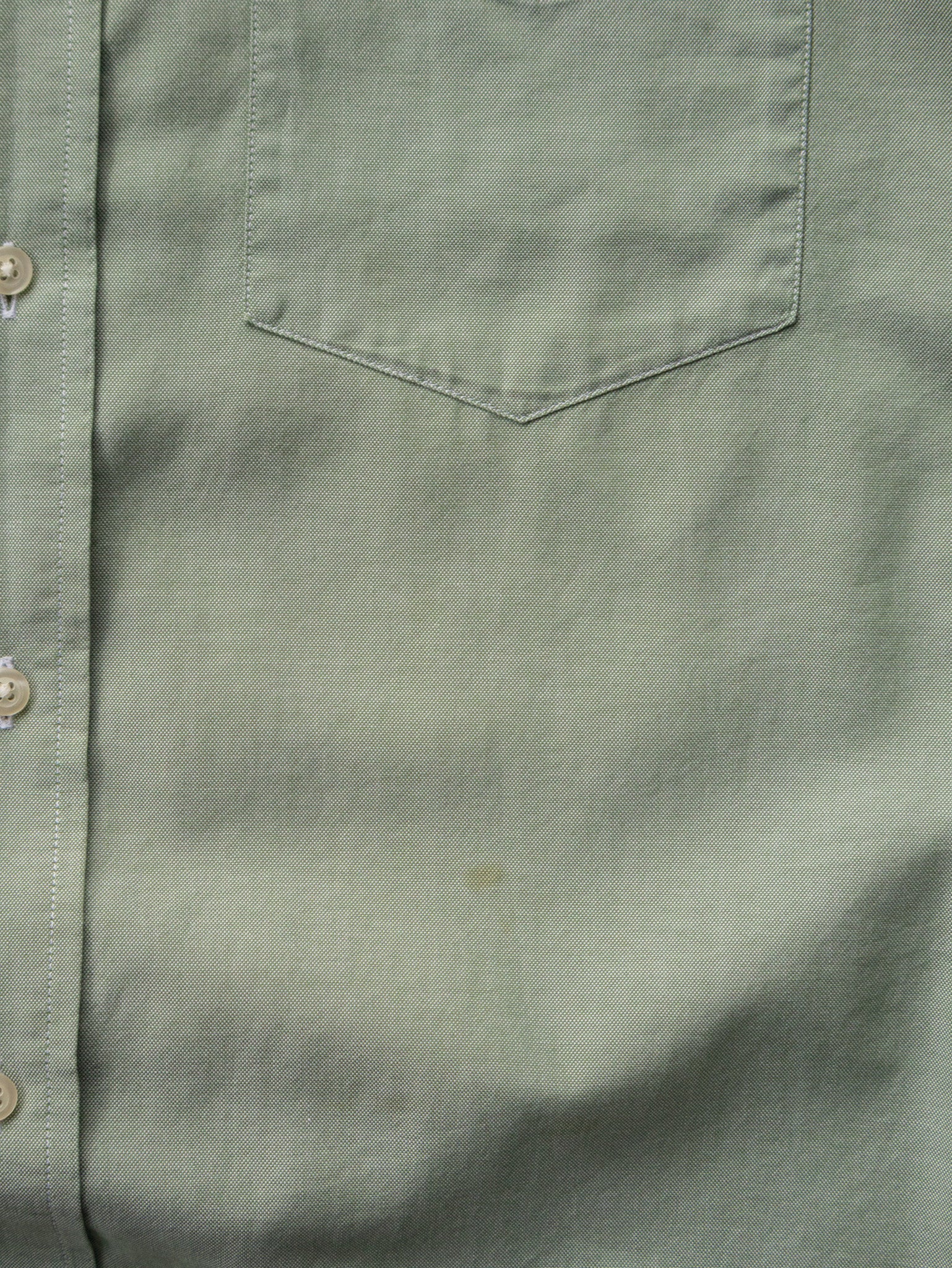 Vintage 00s Green Tommy Hilfiger Short Sleeve Shirt (S)