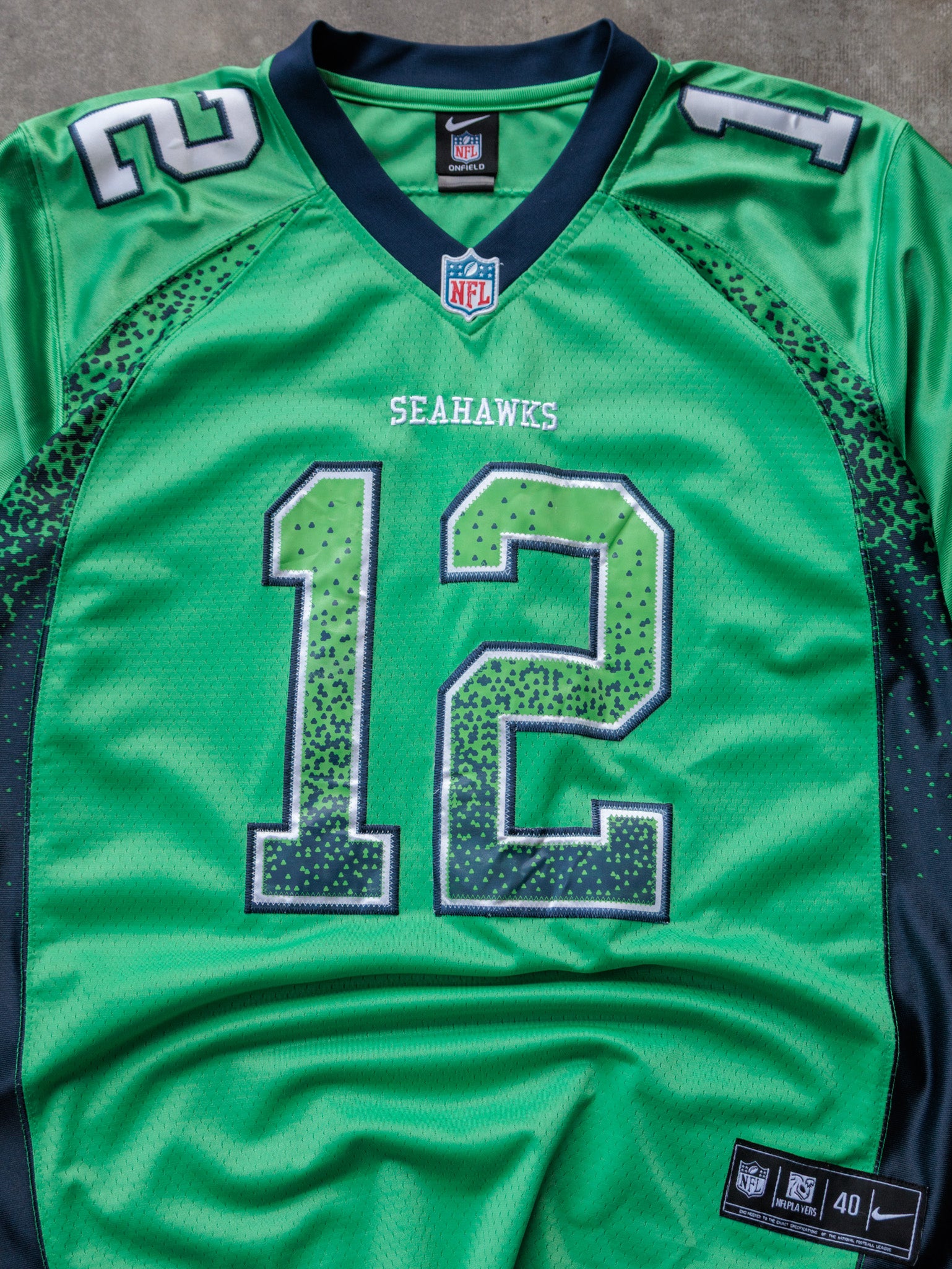 Vintage Green Nike Seattle Seahawks Fan Jersey (-)