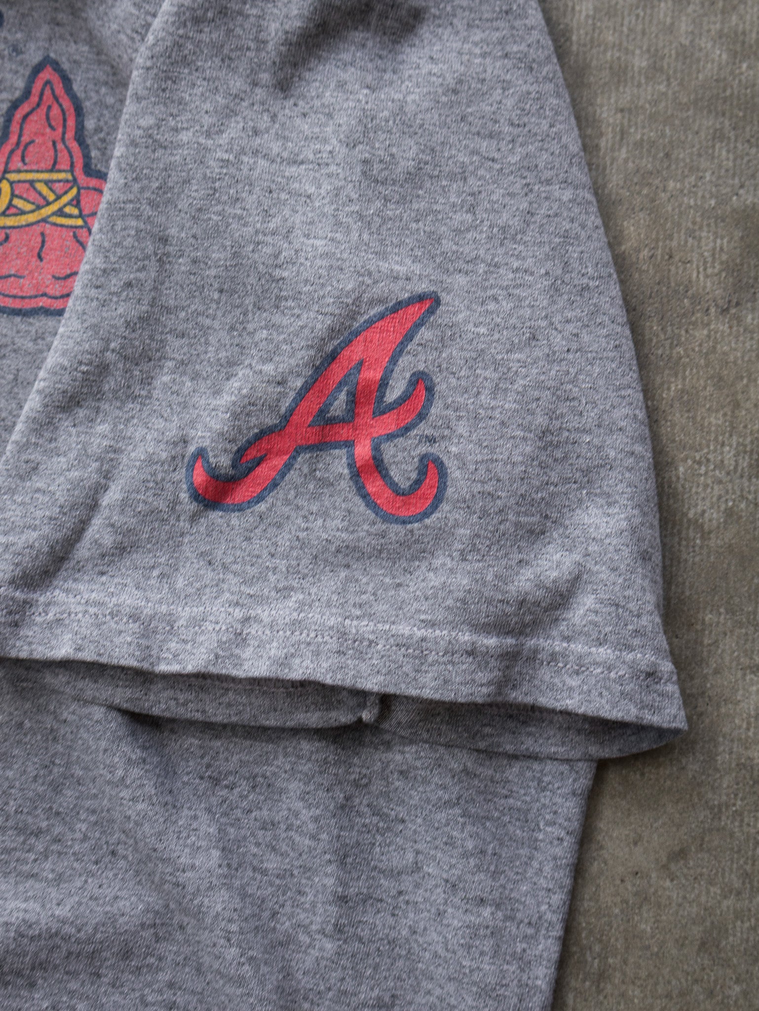 Vintage 00s Grey Nike Atlanta Braves Tee (L)