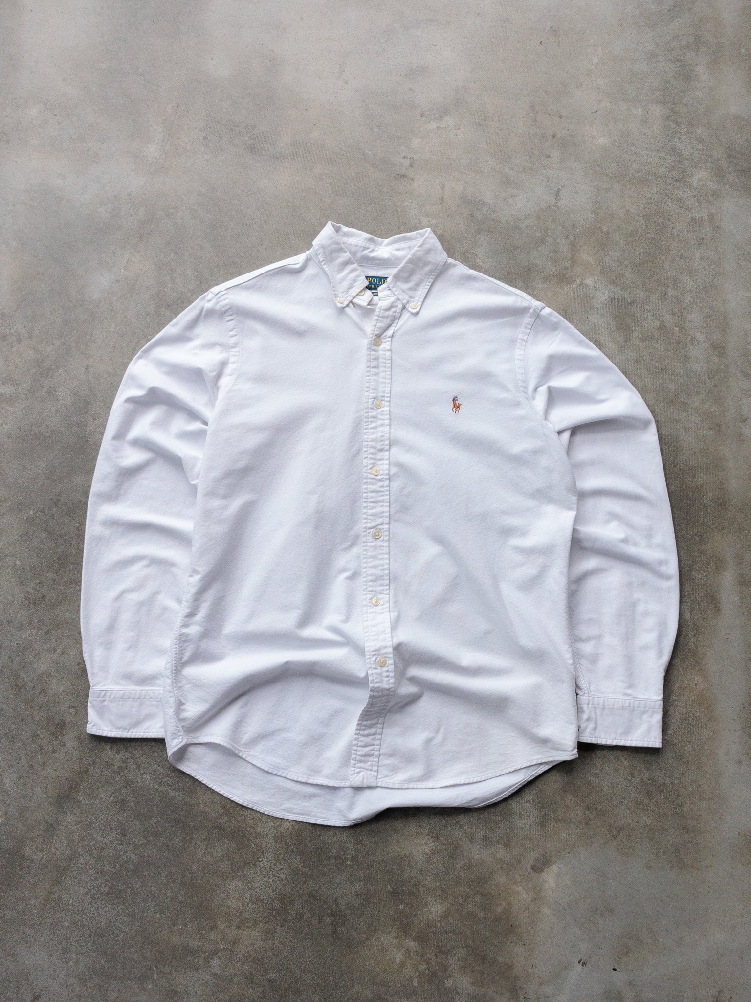 White Polo Ralph Lauren Shirt (M)