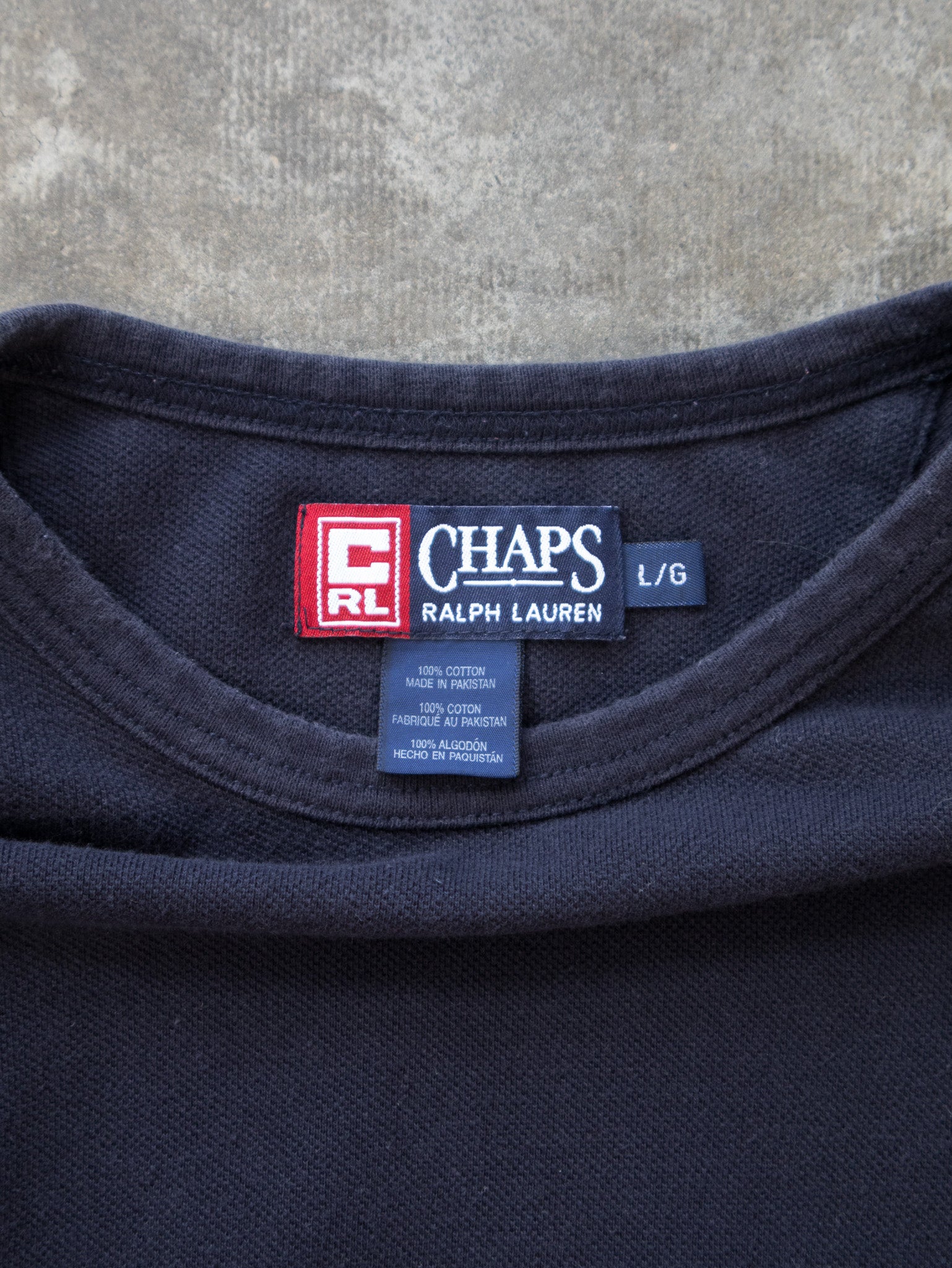 Vintage Navy Red Ralph Lauren Long Sleeve (L)