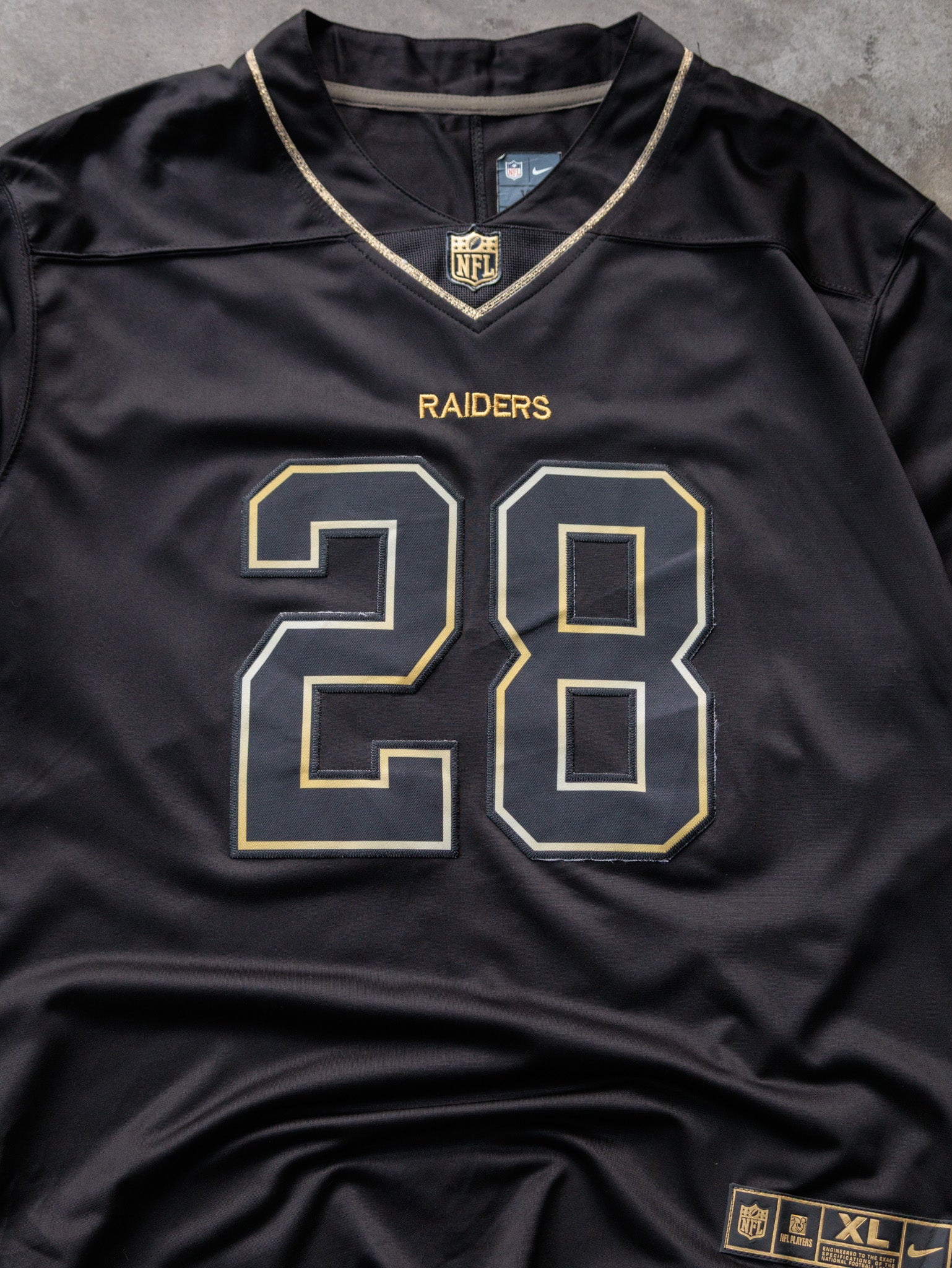 Black Nike Raiders Jacobs Jersey (XL)
