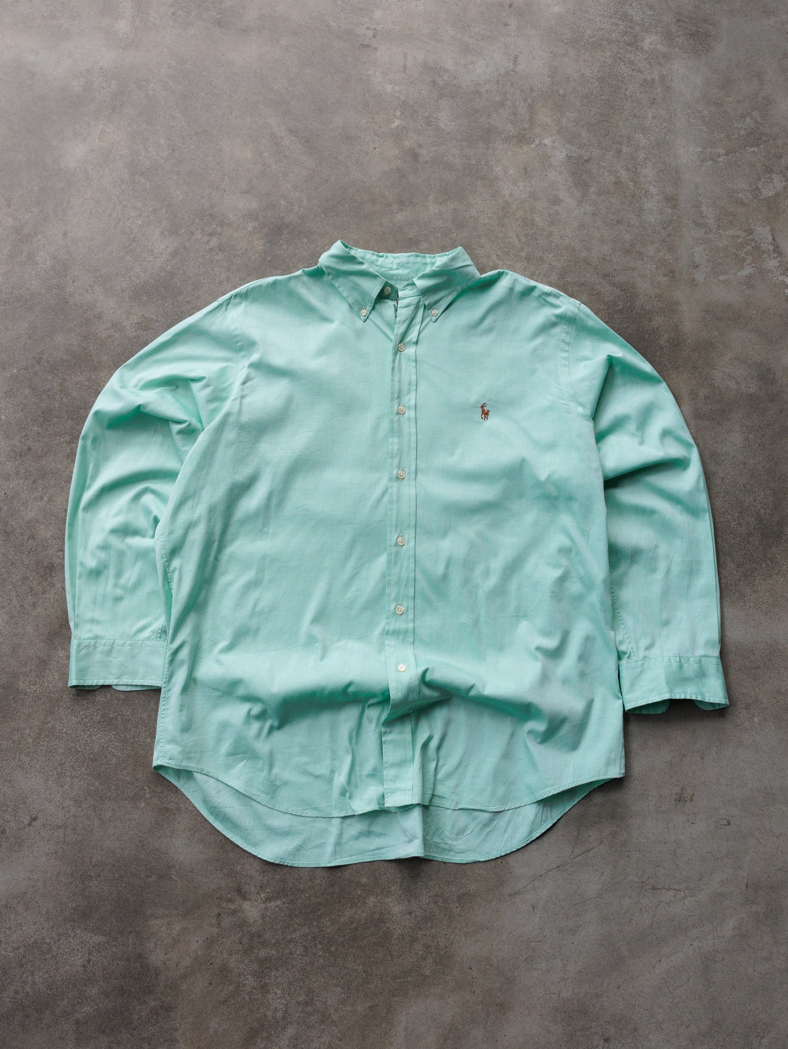 Vintage Green Ralph Lauren Shirt (L)