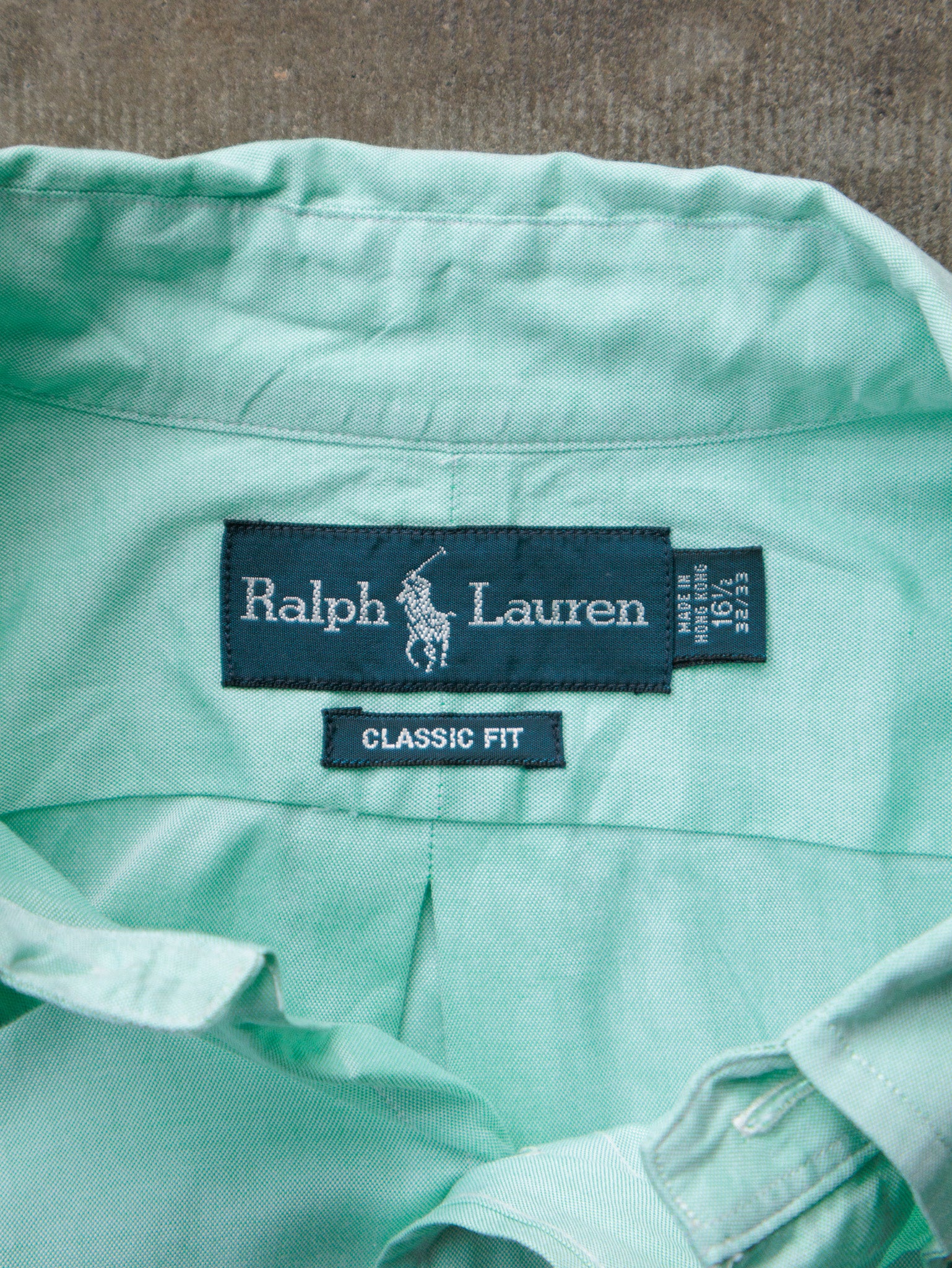 Vintage Green Ralph Lauren Shirt (L)