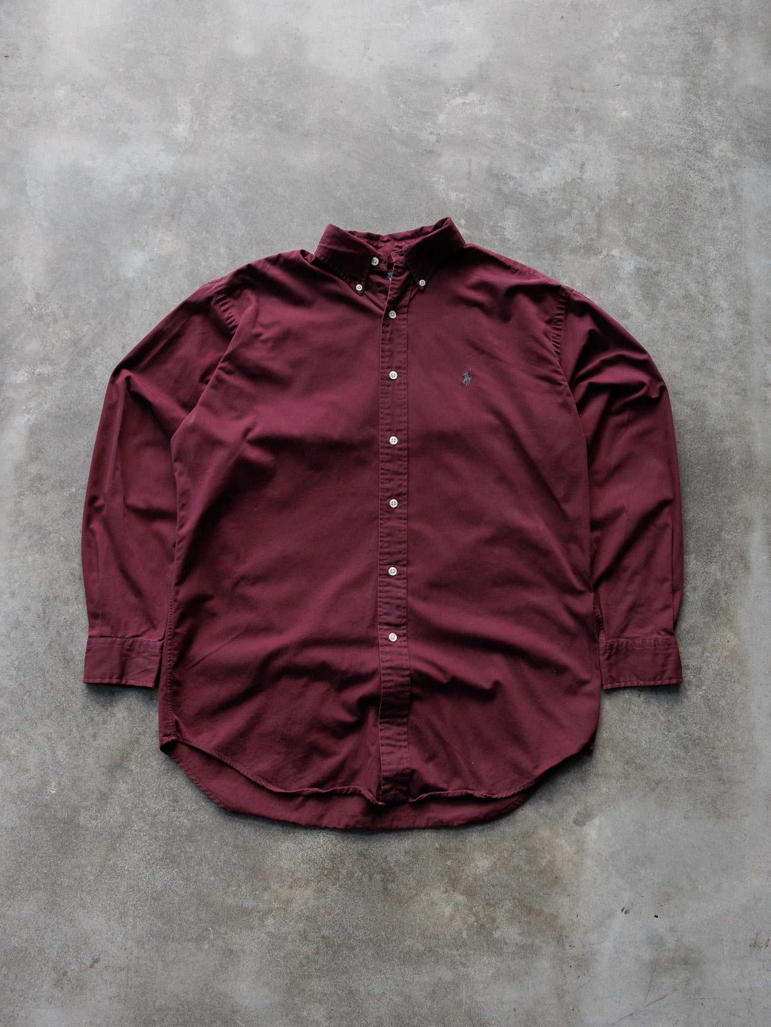 Vintage Maroon Ralph Lauren Shirt (M)