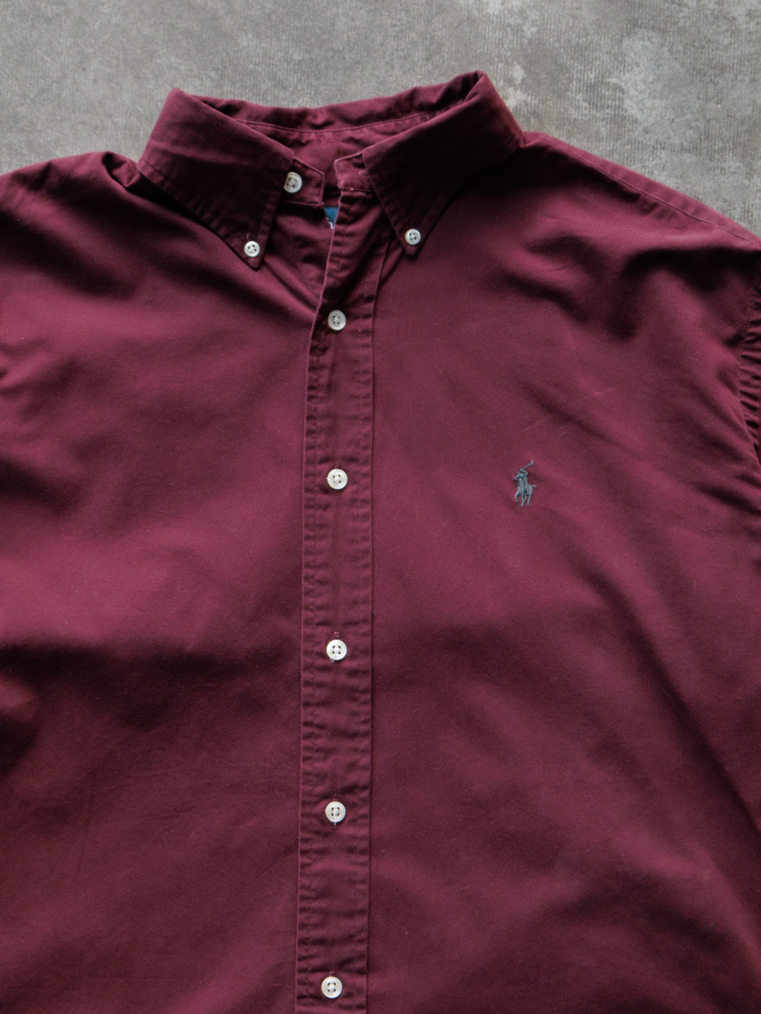 Vintage Maroon Ralph Lauren Shirt (M)