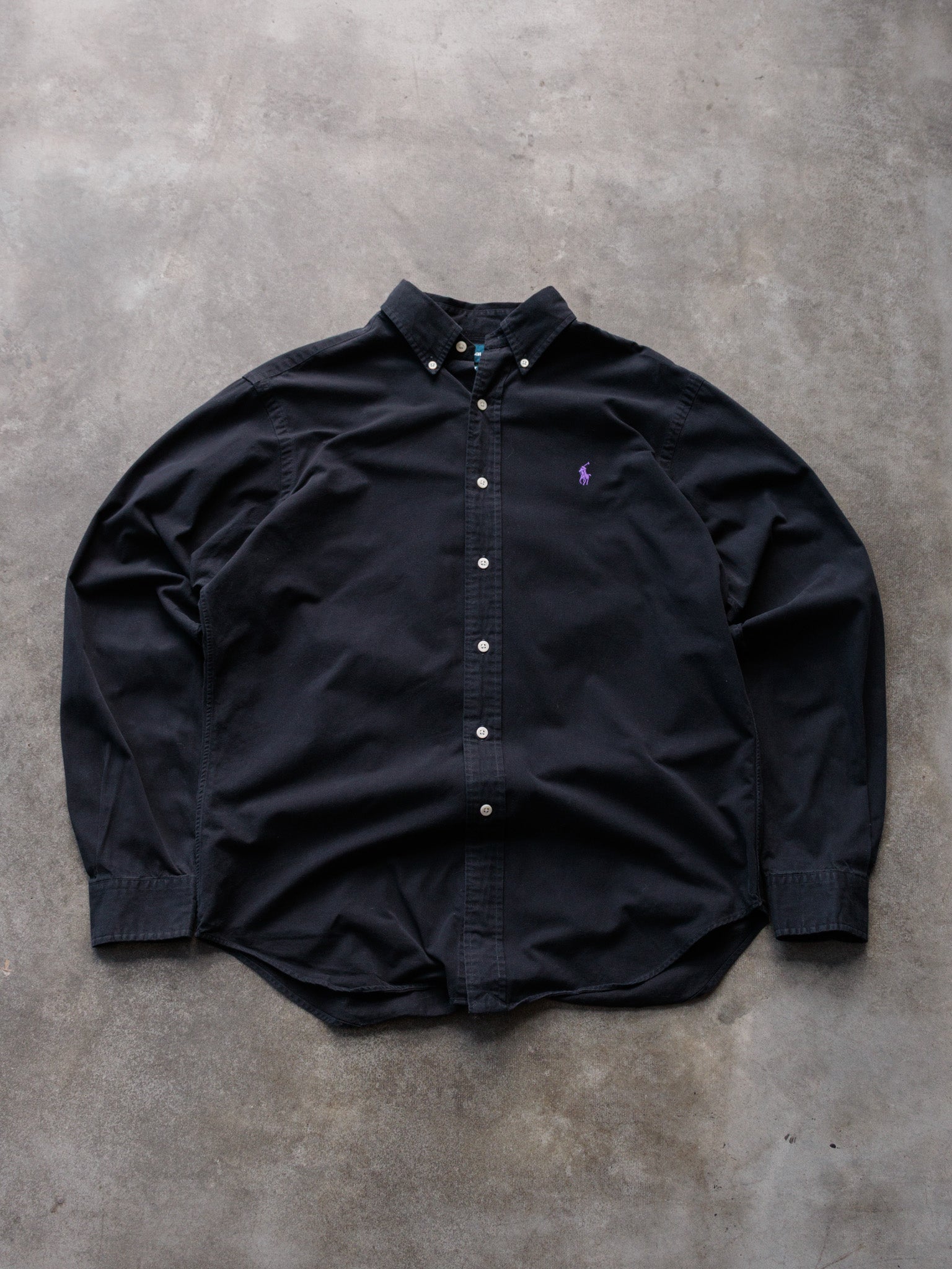 Vintage Black Ralph Lauren Shirt (M)