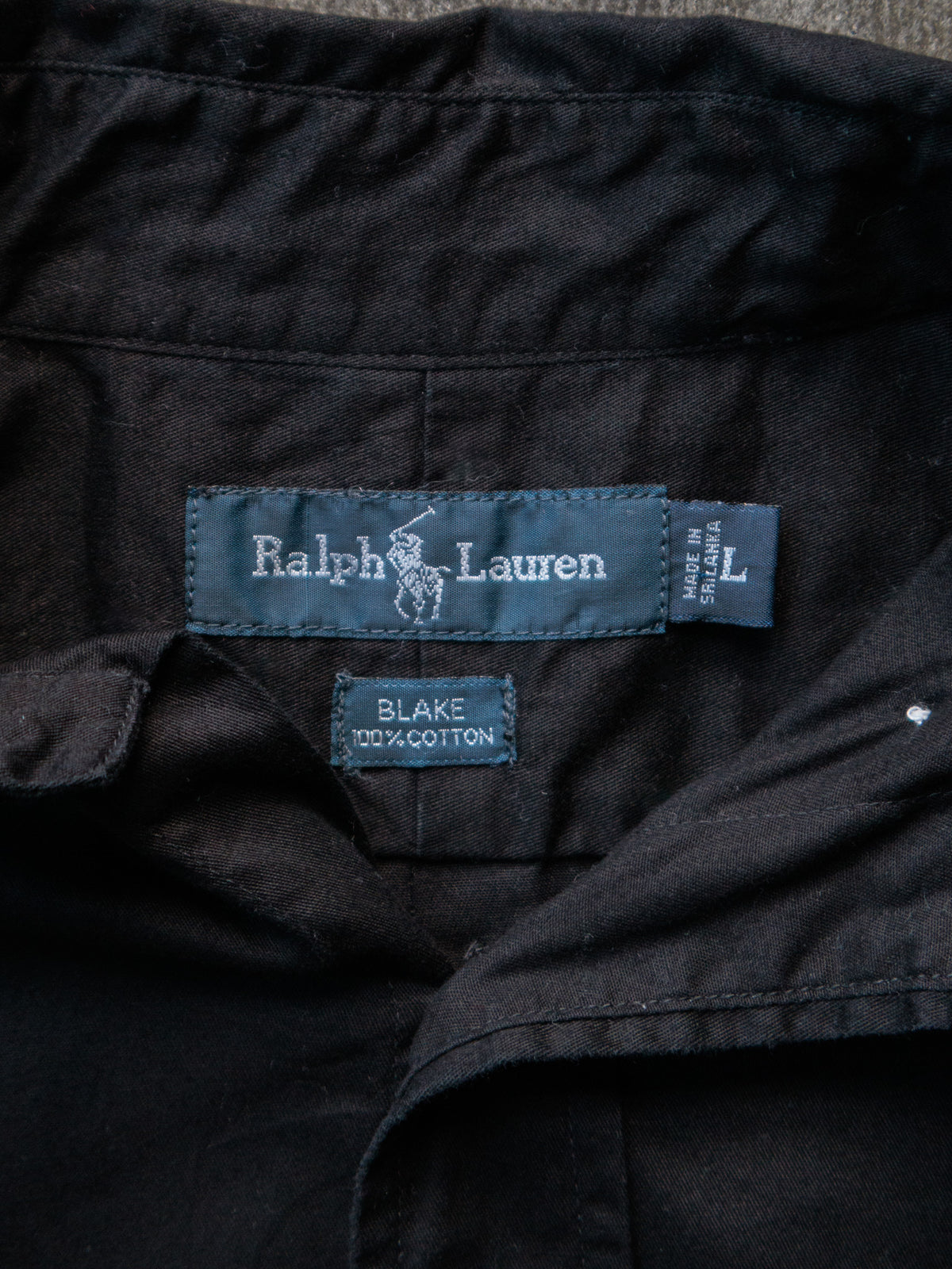 Vintage Black Ralph Lauren Shirt (L)
