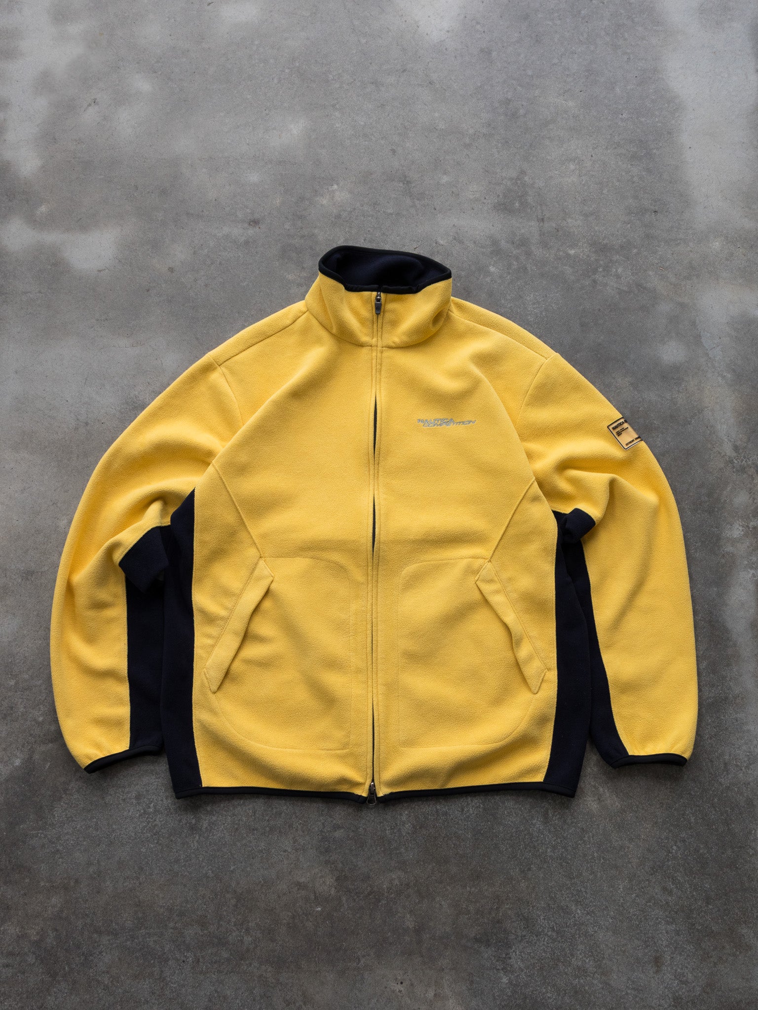 Vintage Yellow Nautica Competition Fleece (M)