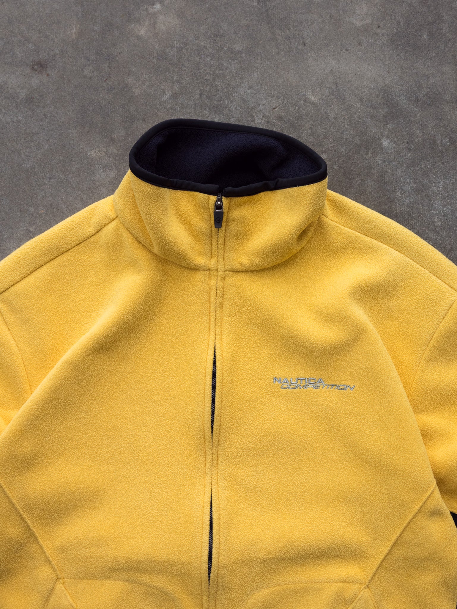 Vintage Yellow Nautica Competition Fleece (M)